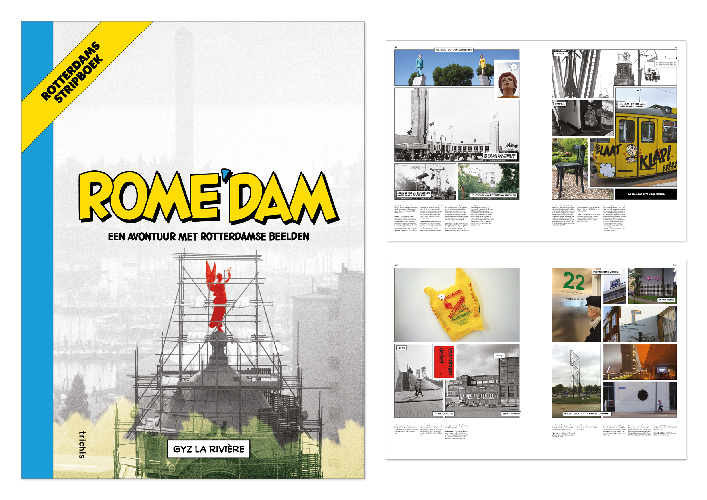 Book design Rome'Dam (Gyz La Riviere)