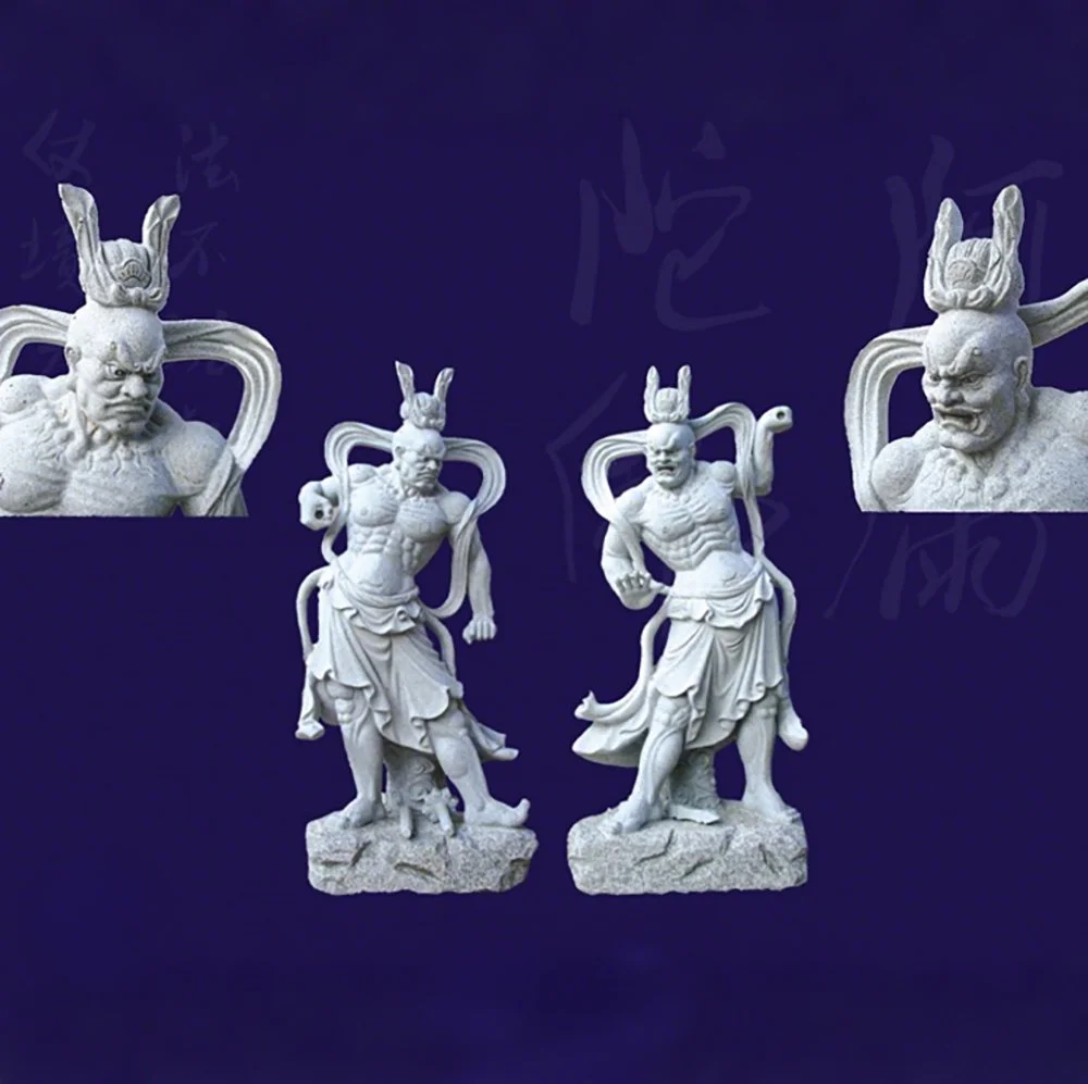 定制白色大理石觀音雕塑｜手工雕刻漢白玉觀世音菩薩像｜佛像定制專家