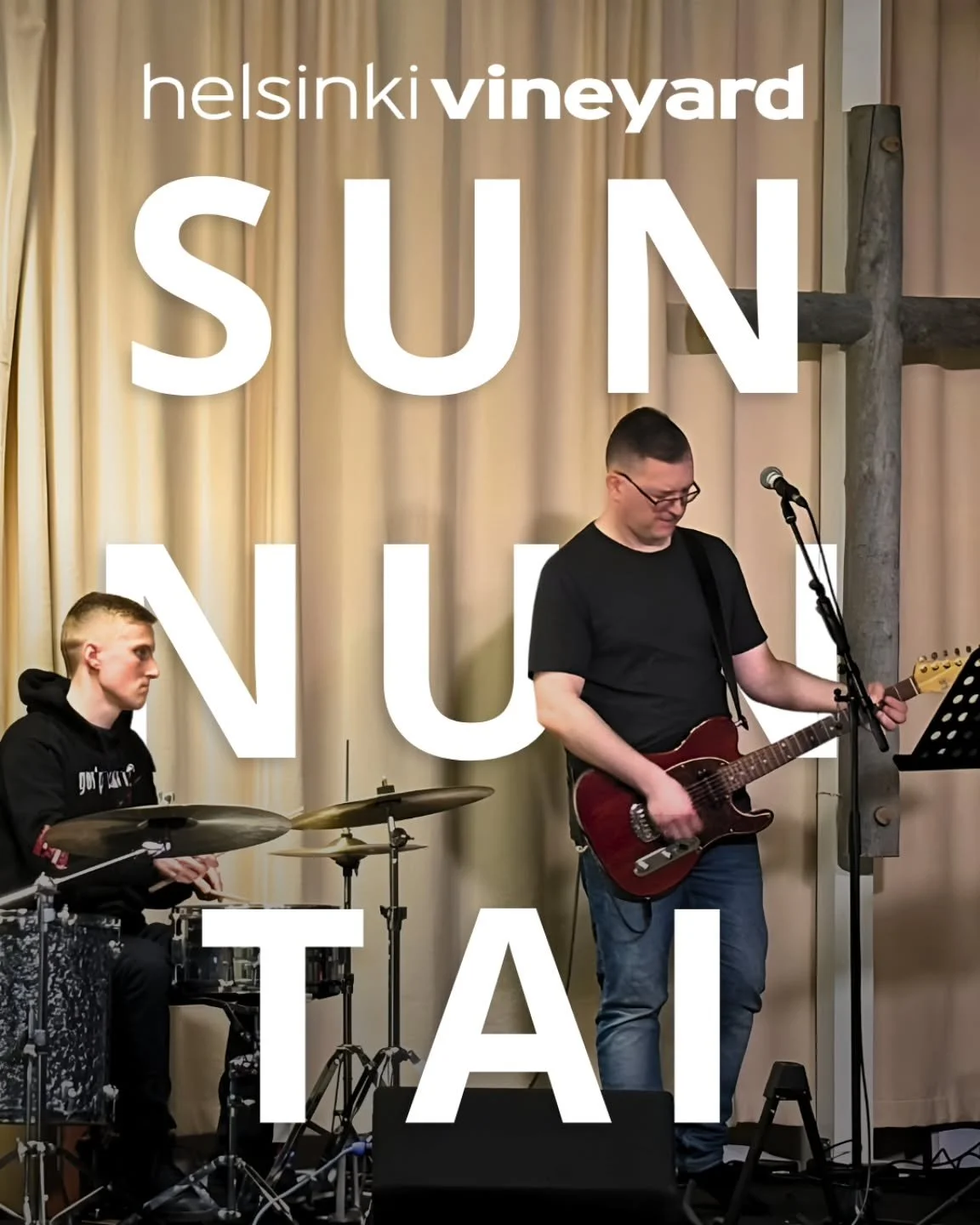 Hallelujah! Laulakaa Herralle uusi laulu, kokoontukaa ja ylist&auml;k&auml;&auml; h&auml;nt&auml;, te Herran omat! Herra rakastaa kansaansa, h&auml;n auttaa heikkoja ja nostaa heid&auml;t kunniaan (Psalmi 149:1 &amp; 4)

Tervetuloa Helsinki Vineyardi