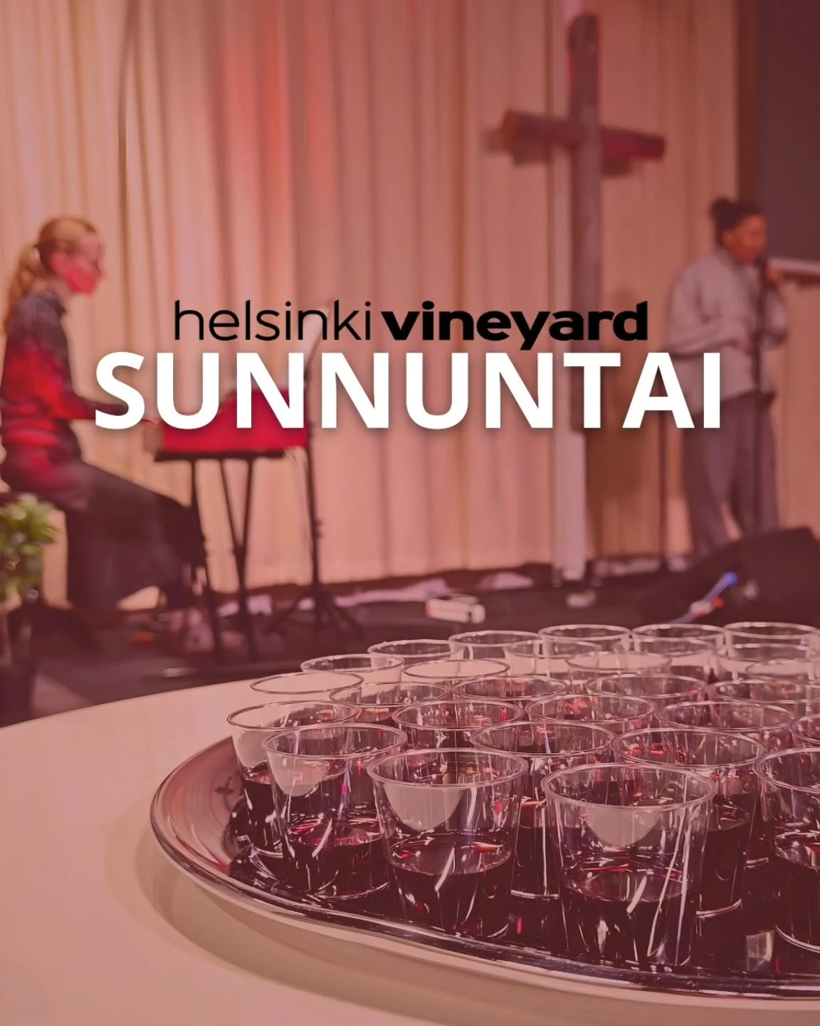 'Siit&auml; me olemme oppineet tuntemaan rakkauden, ett&auml; Jeesus antoi henkens&auml; meid&auml;n puolestamme. Samoin olemme me velvolliset panemaan henkemme alttiiksi veljiemme puolesta' (1. Joh. kirje 3:16).

T&auml;ll&auml; viikolla kokoonnumme