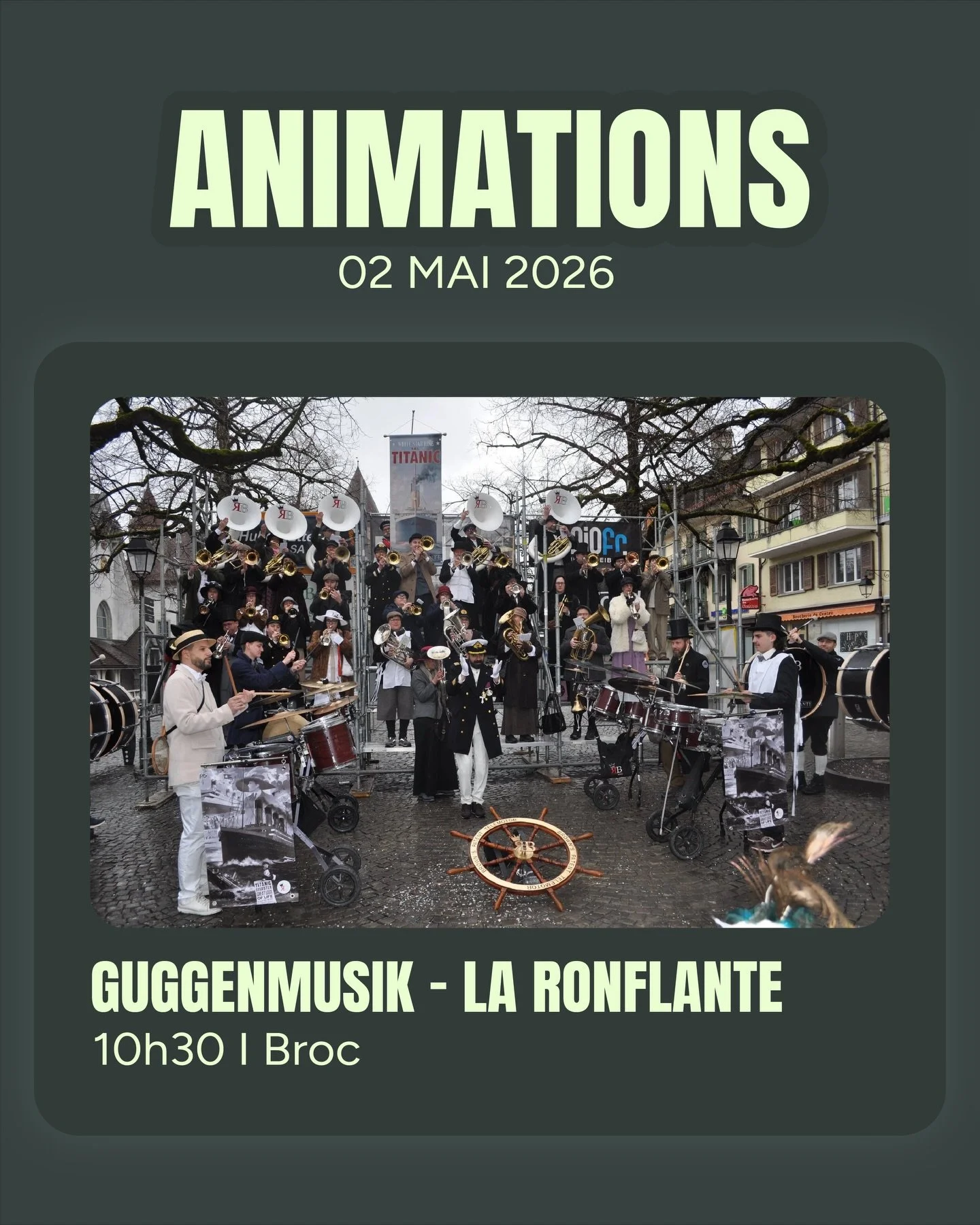 &Ccedil;a va bouger &agrave; Broc &amp; Charmey 💥

Musique live, animations, ambiance et v&eacute;lo&hellip;
Tout est pr&ecirc;t pour une journ&eacute;e m&eacute;morable 🔥

D&eacute;couvre le programme complet ci-dessus
📍 02 mai 2026

On se voit l