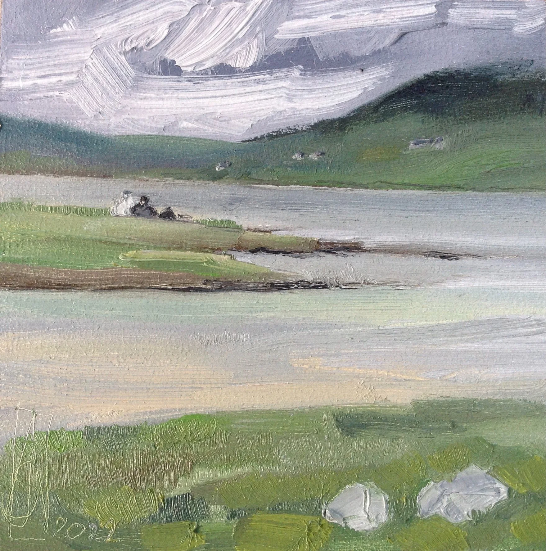 So much space - 15x15cm - € 150,-