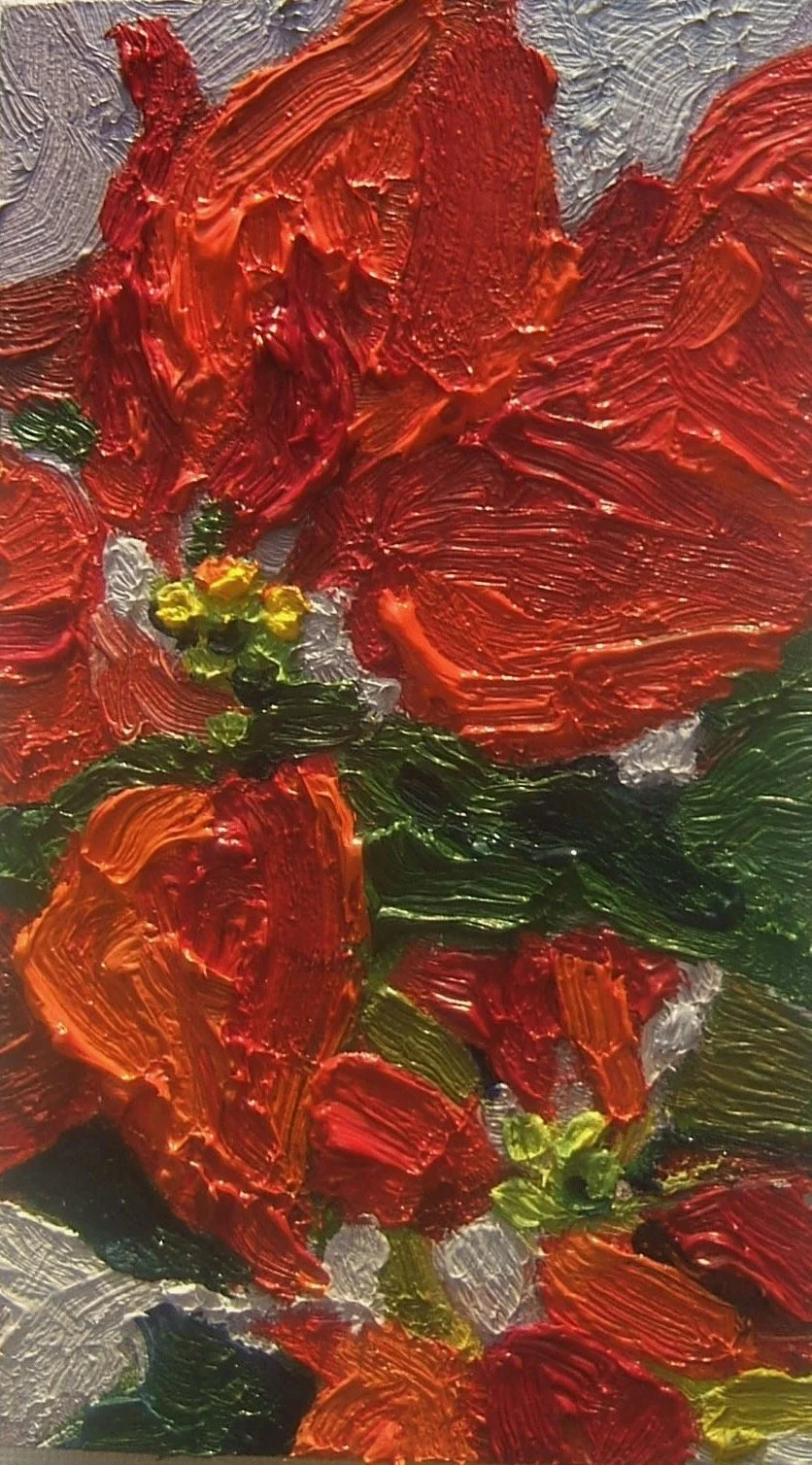 Kerstster (nr 6) - 15x8,5cm - € 135,-