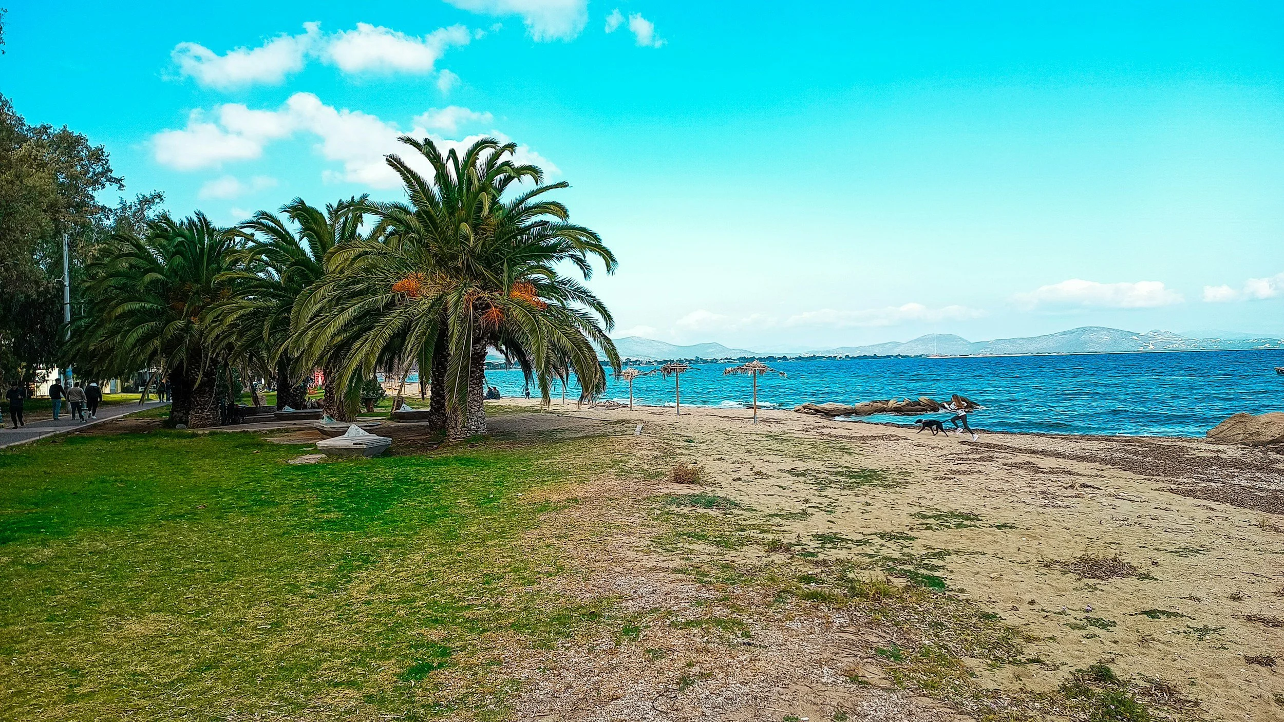 Nea Makri beach and coastal area near Athens Greece
