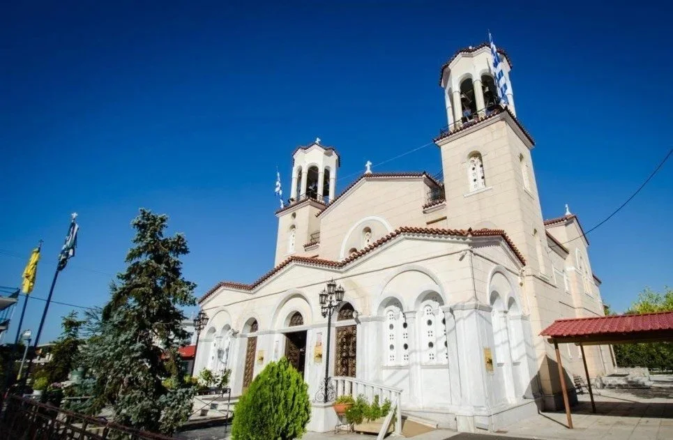 Church of Saint Efraim in Nea Makri near Athens Greece