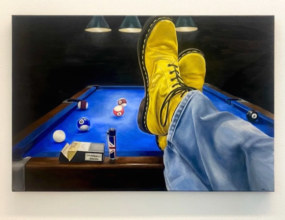 "Balls-up" Acrylic on Canvas