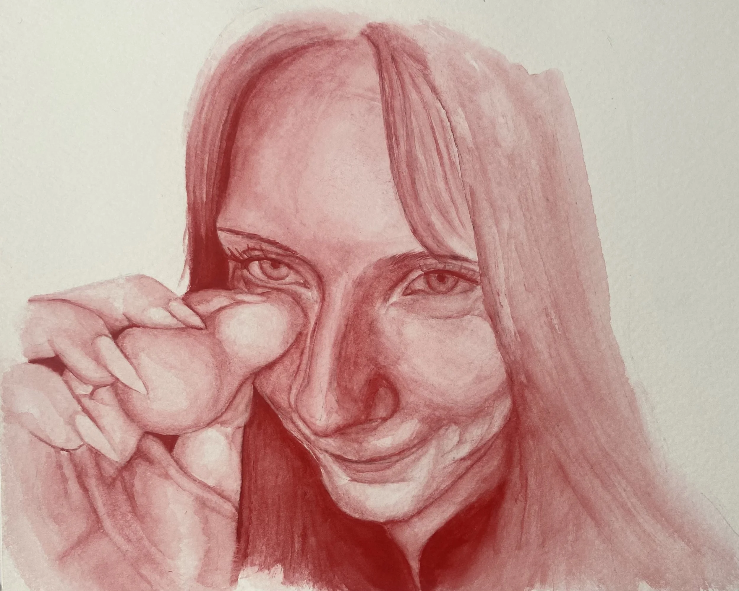 Better, or worse? Watercolour on Watercolour Paper. 21cm x 29.7cm