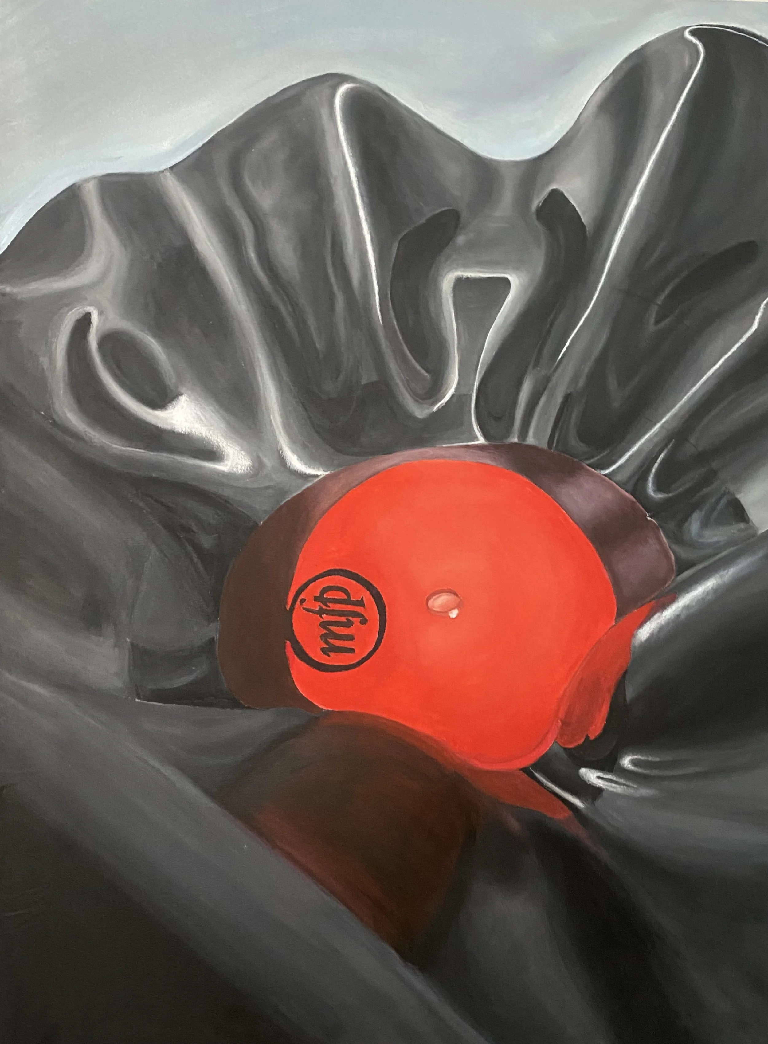 Record 1. Acrylic on Canvas. 59.4cm x 84.1cm