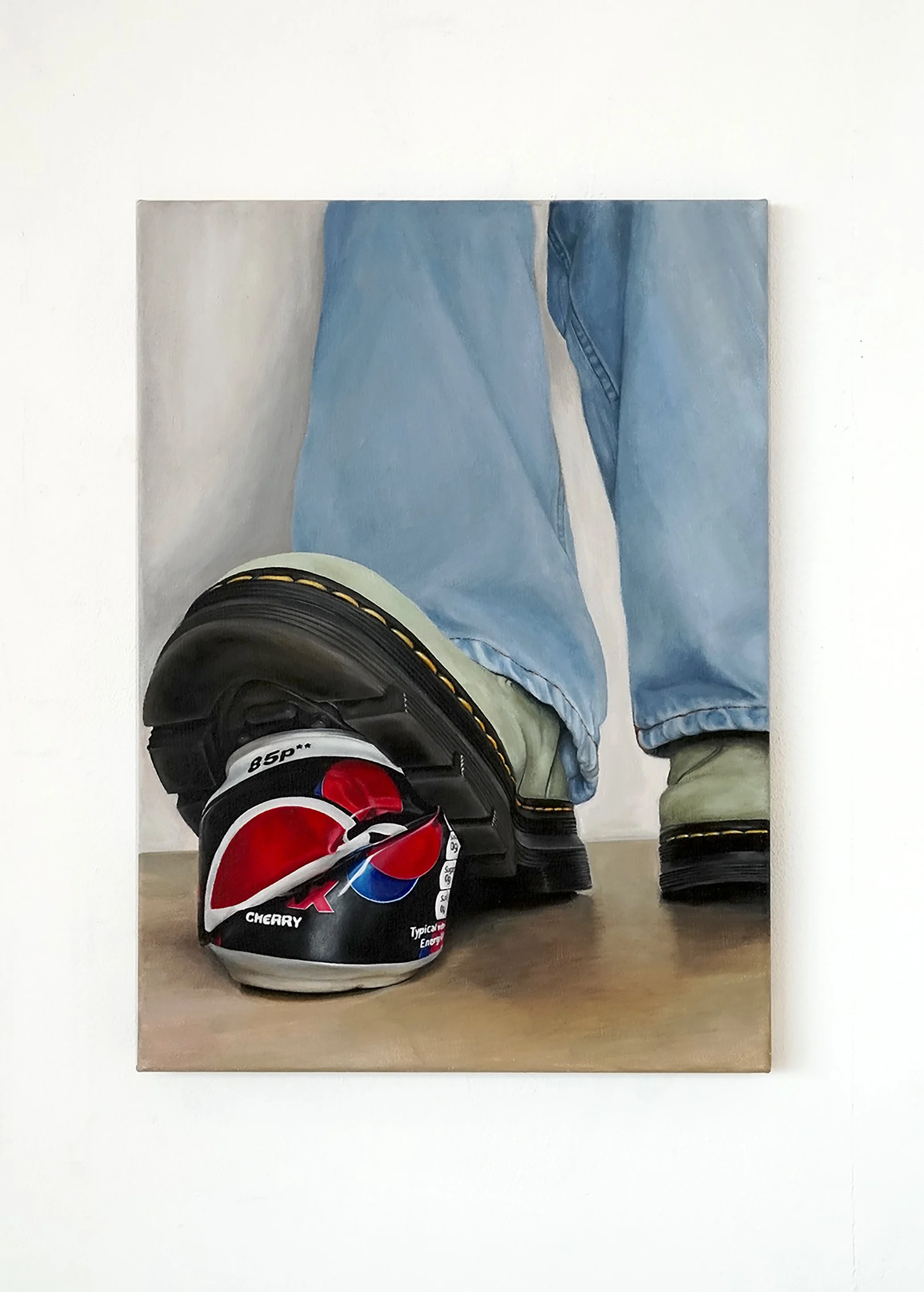 "Cann It?" Acrylic on Canvas. 55.9cm x 40.6cm