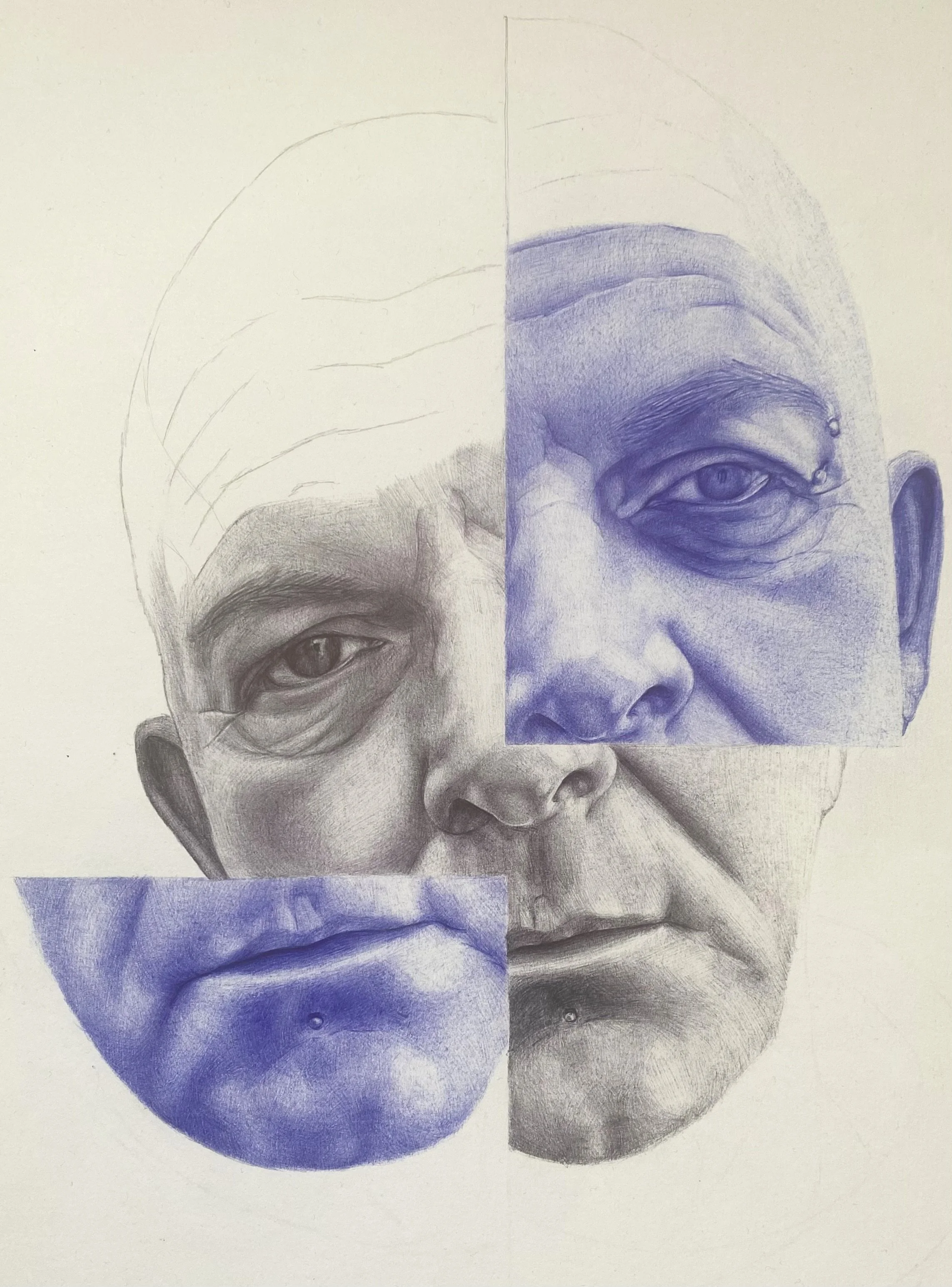 JEEEESUS! Biro on Paper, 29.7 cm x 42 cm