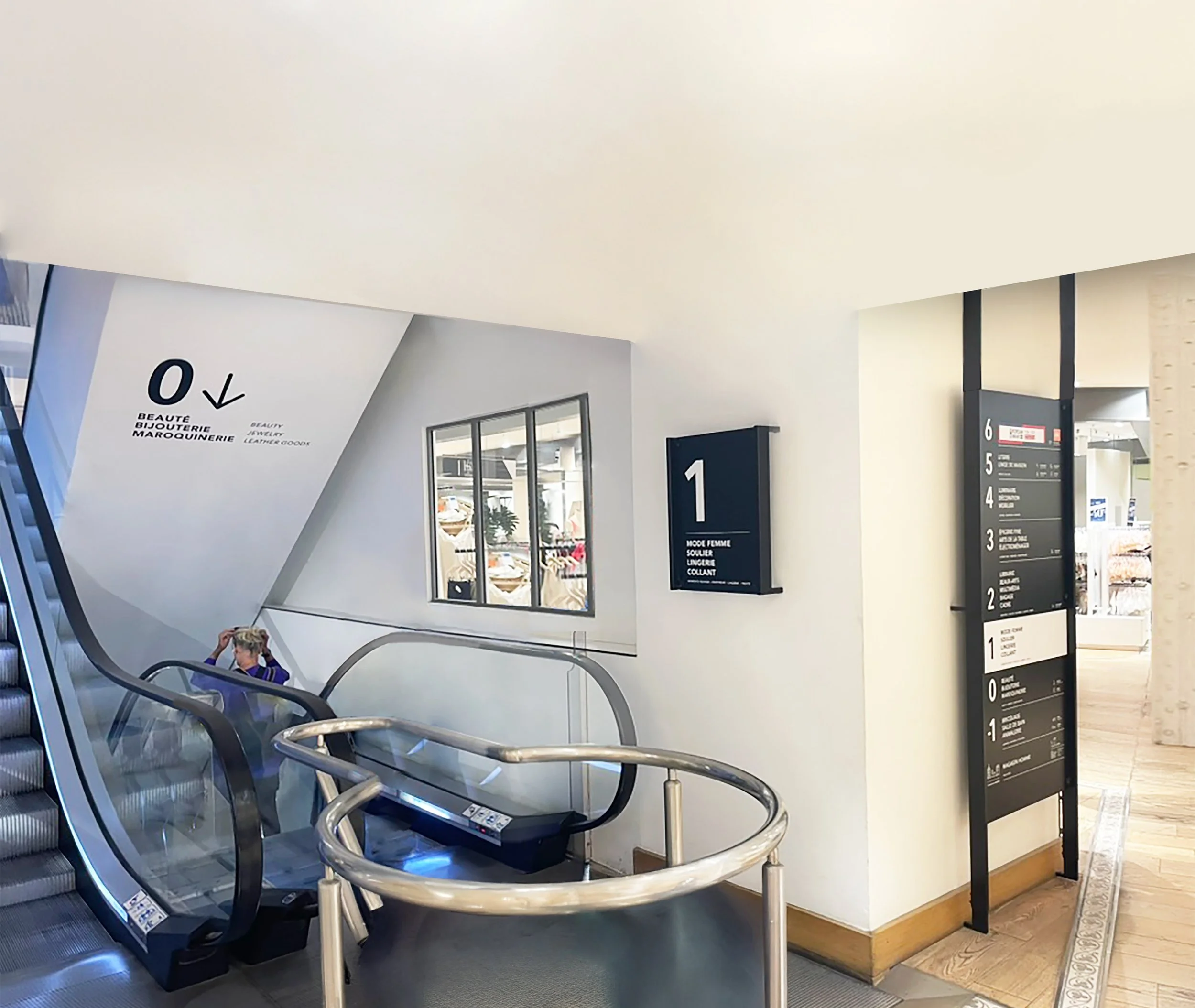 Signalétique directory du BHV