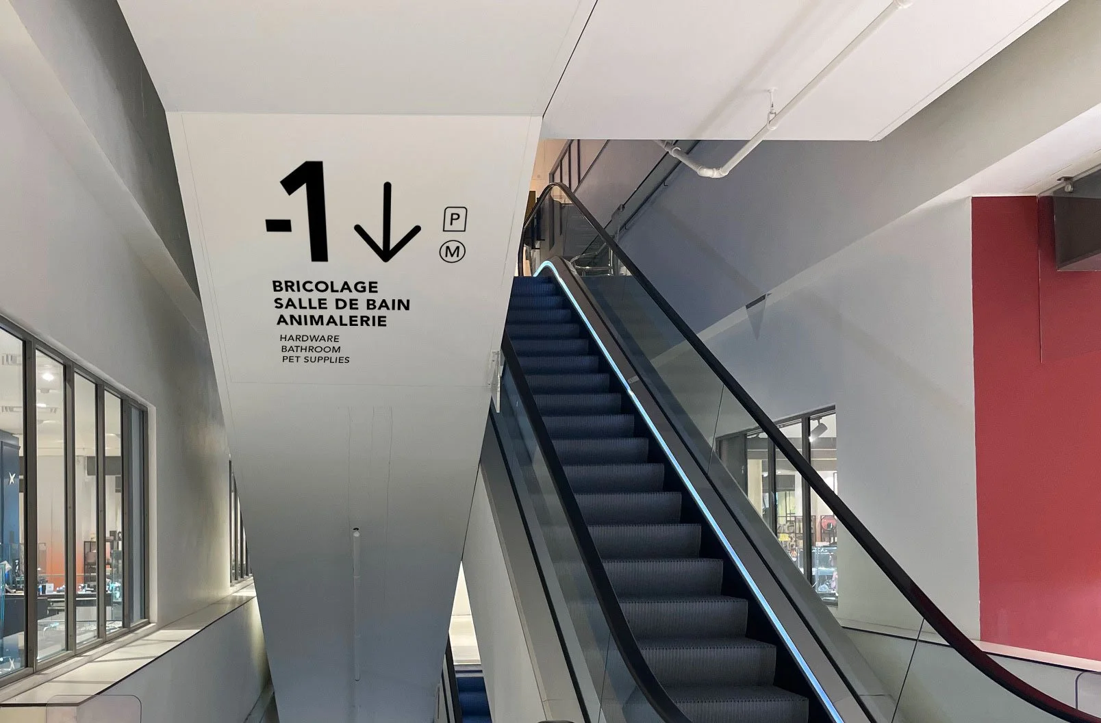 Signalétique du BHV