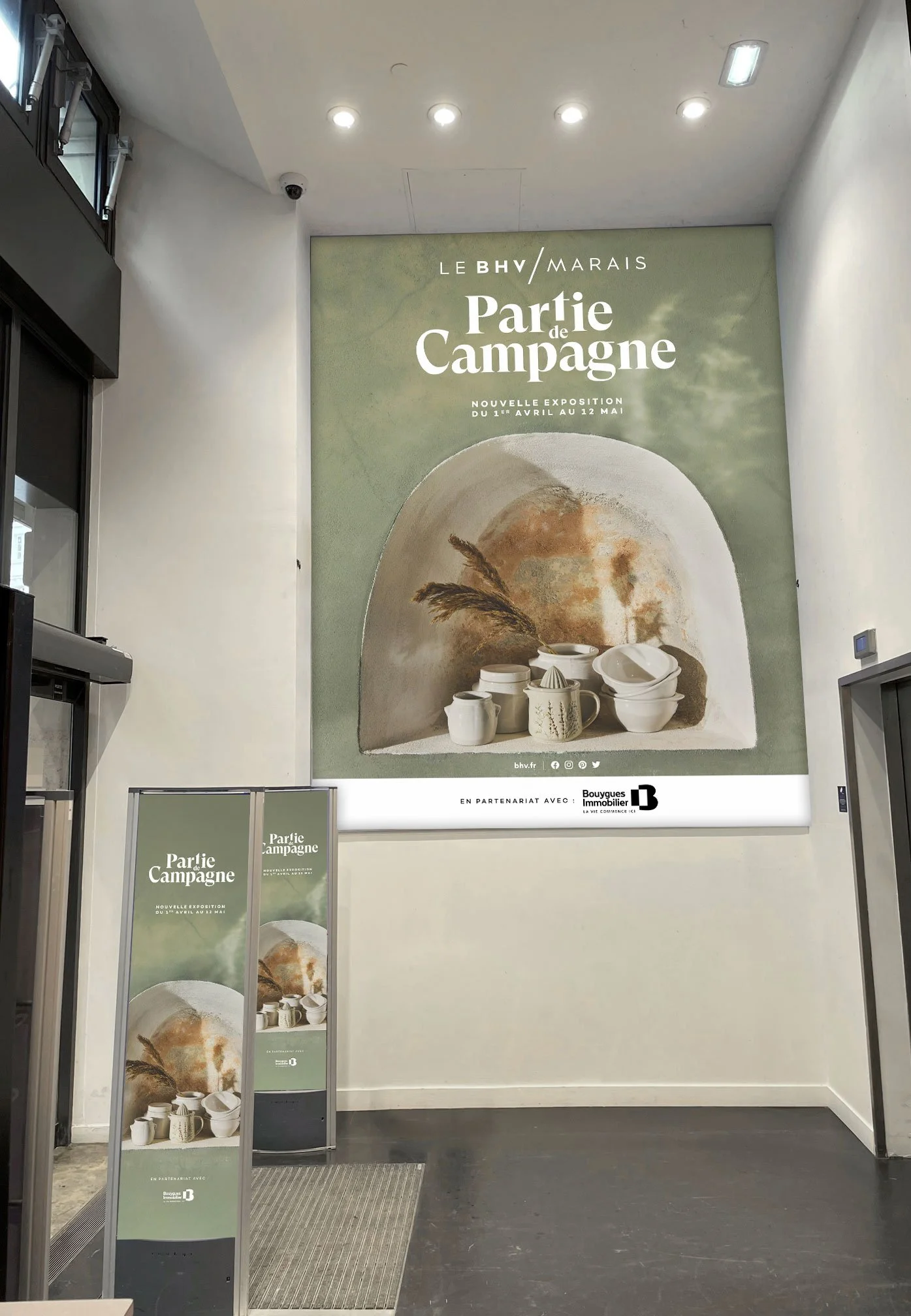 Logo, identité de marque Partie de campagne LE BHV MARAIS