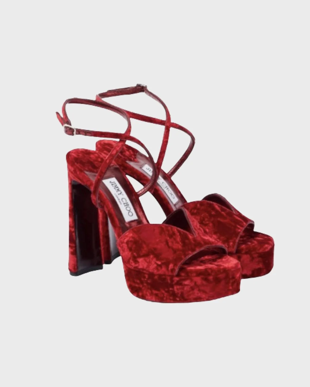 Jimmy Choo Velvet Pumps