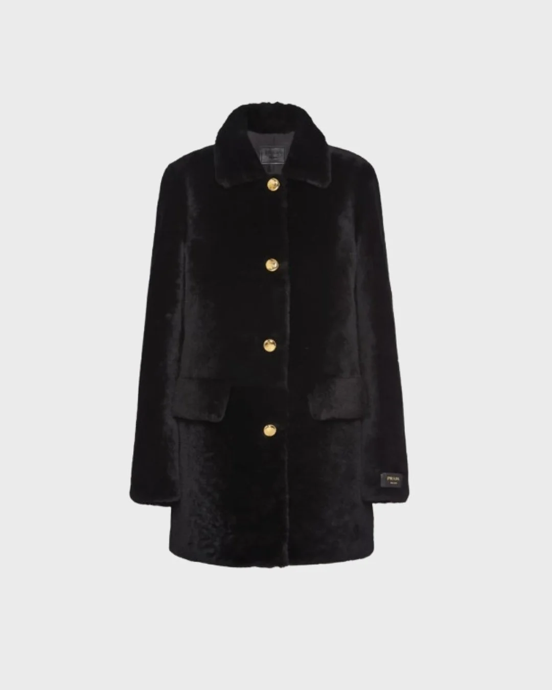 Prada Shearling Fur Coat