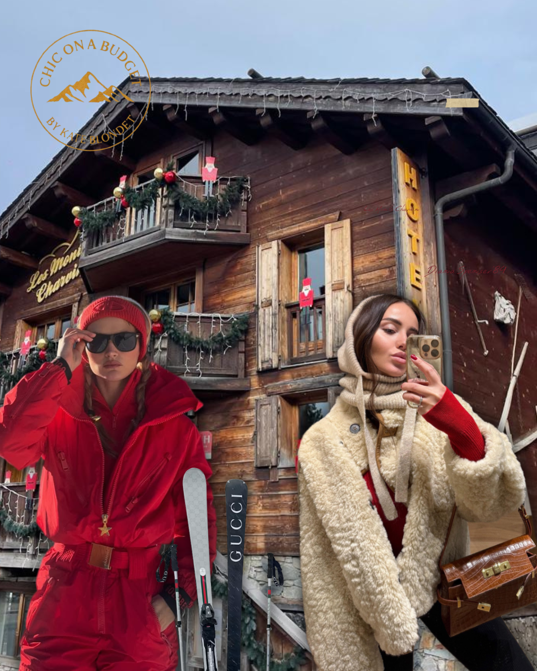 Après-Ski en Rouge: Chic Wardrobe, Budget Stay in Courchevel