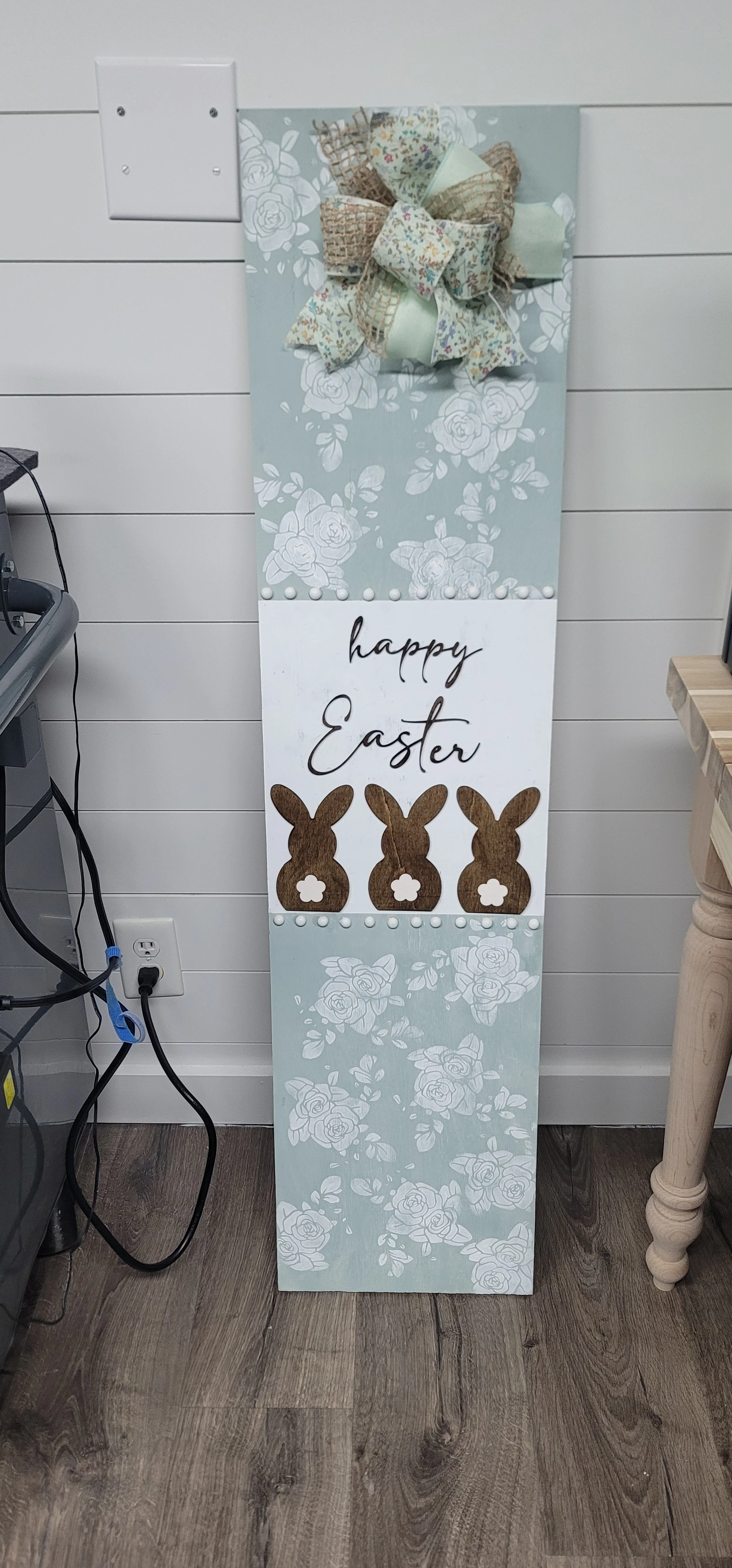 Happy Easter Porch Leaner