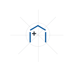 Icone construction plan architectural santé
