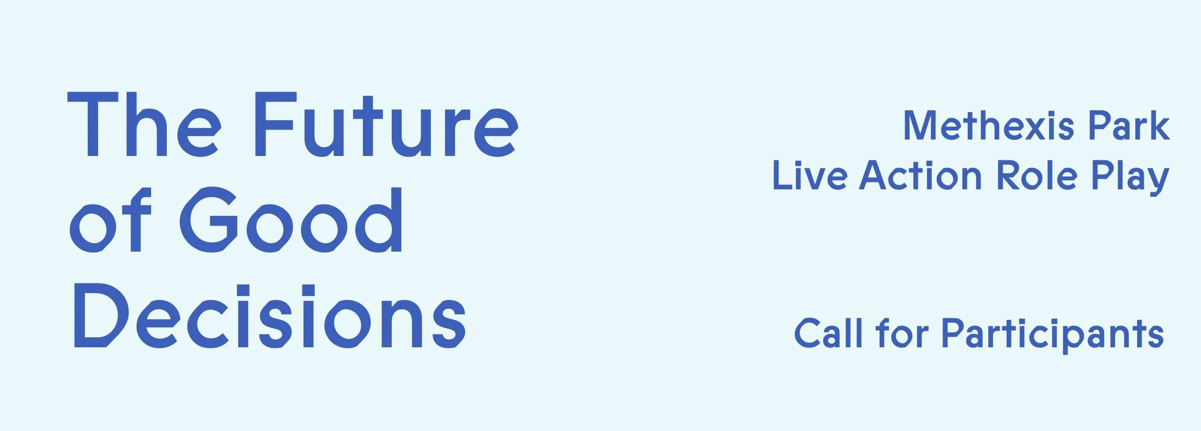 Join the participatory system co-design LARP