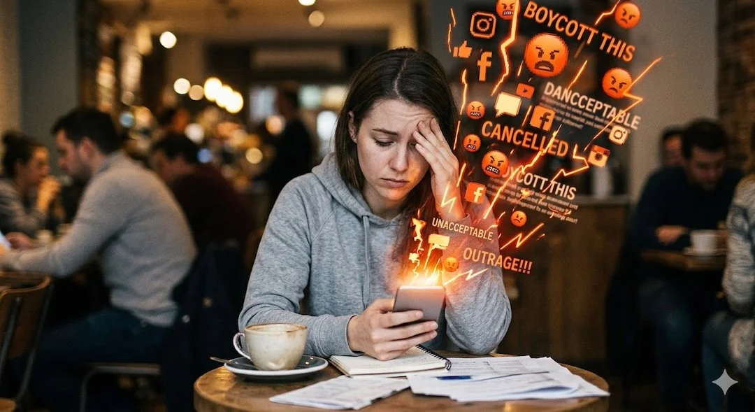 Why Your Outrage Does Nothing But Harm