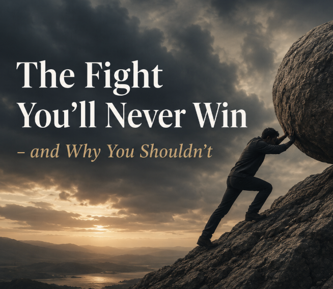 The Fight You’ll Never Win - and Why You Shouldn’t
