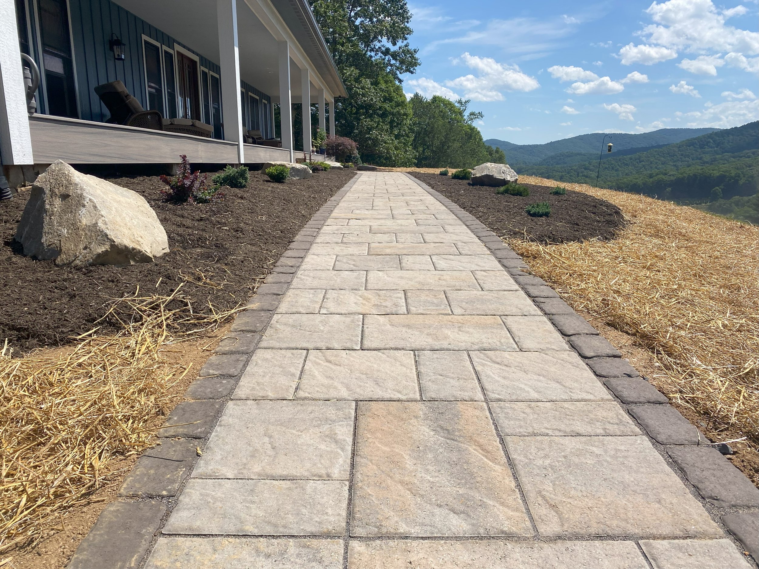 Walkway - Hardscaping - Timber Creek Landscaping NC