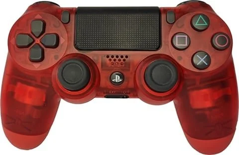 PlayStation 4 DualShock 4 Wireless Controller – Red Crystal (Transparent Edition)