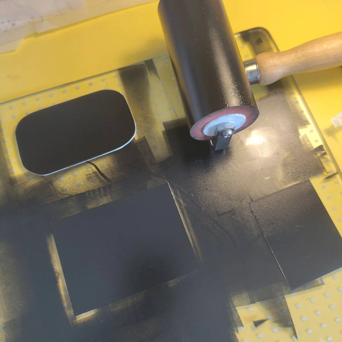 Etching lines at home