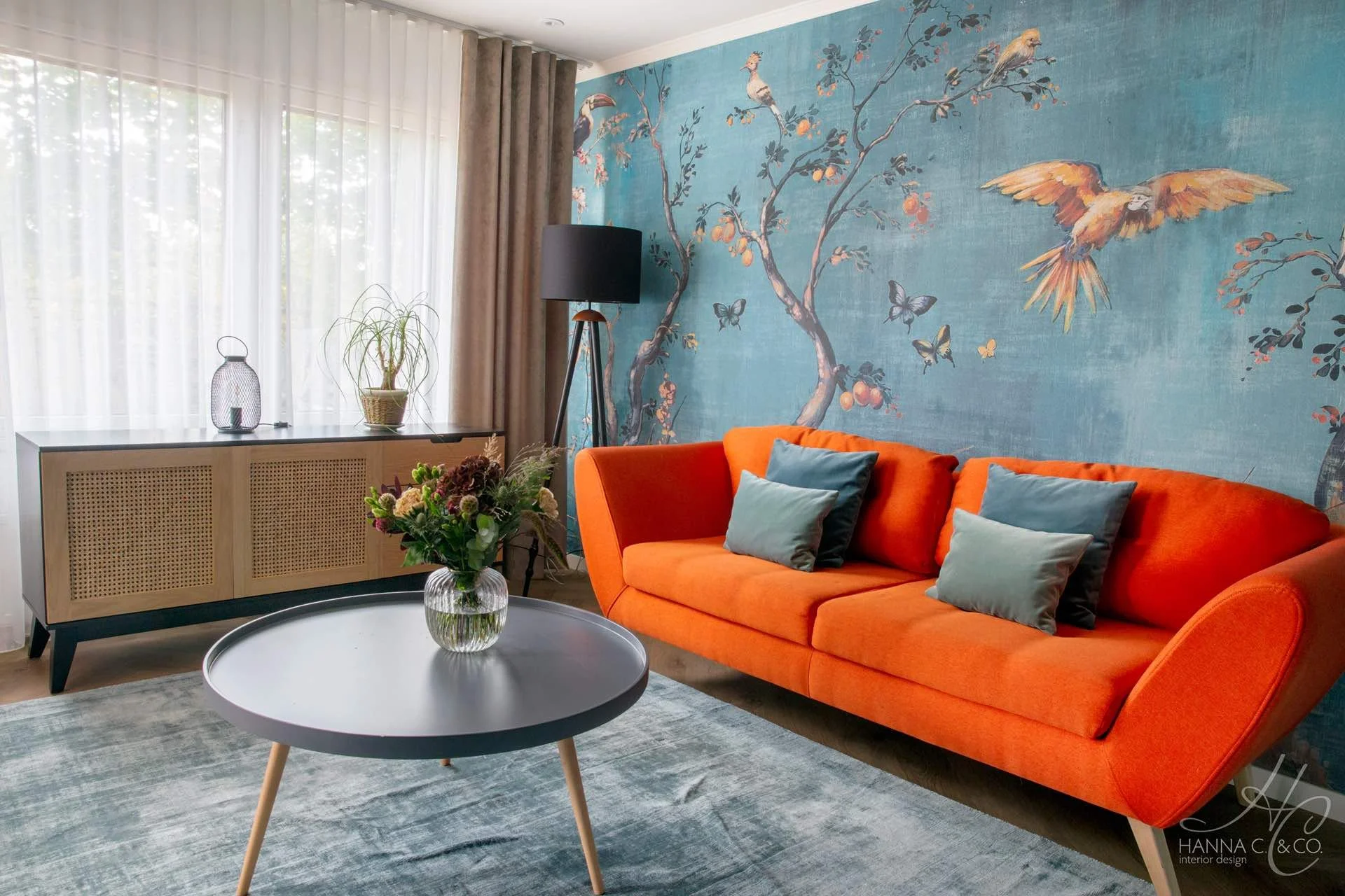 Retro-Inspired Townhouse with Bold Colours