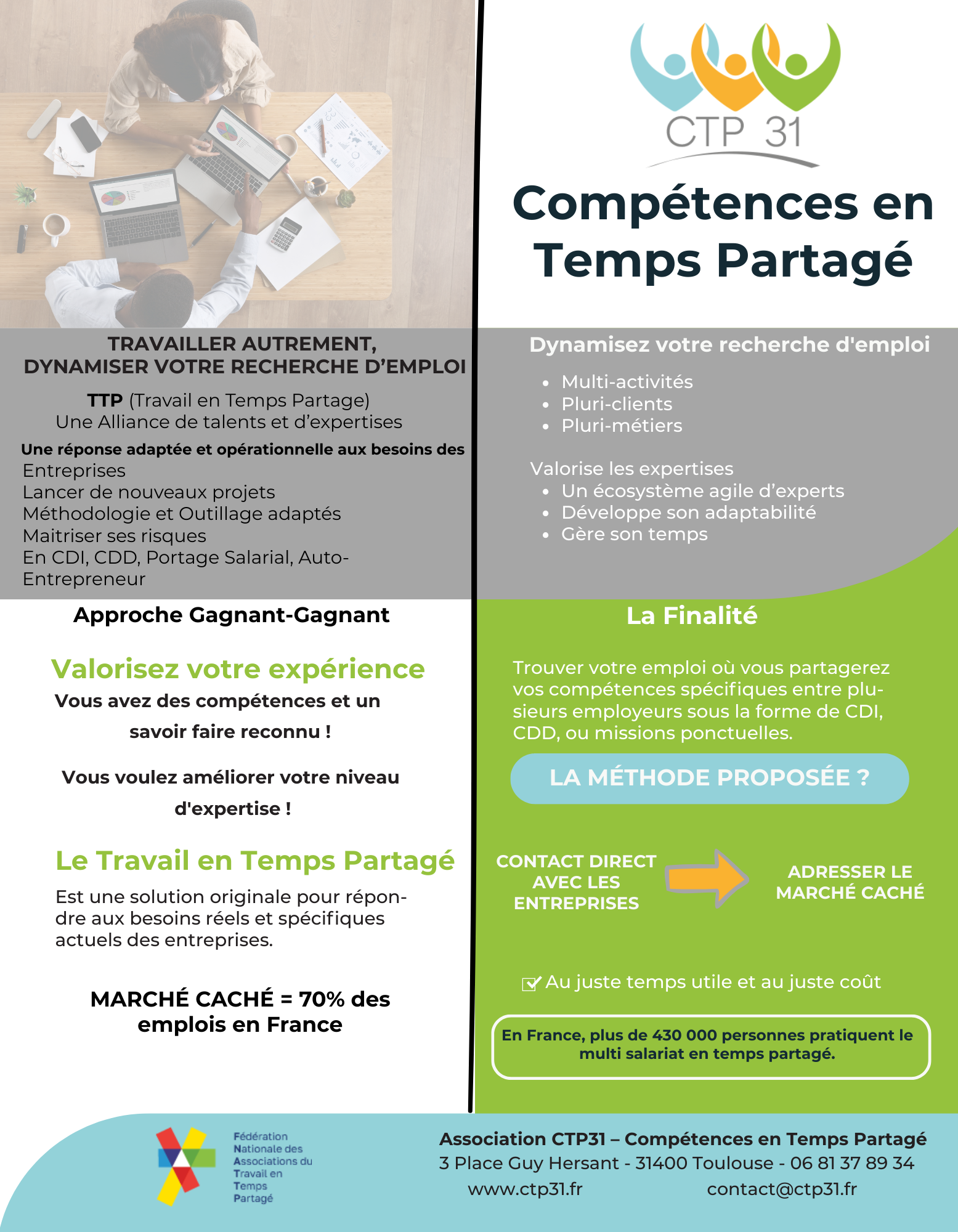 Flyer Temps partagé