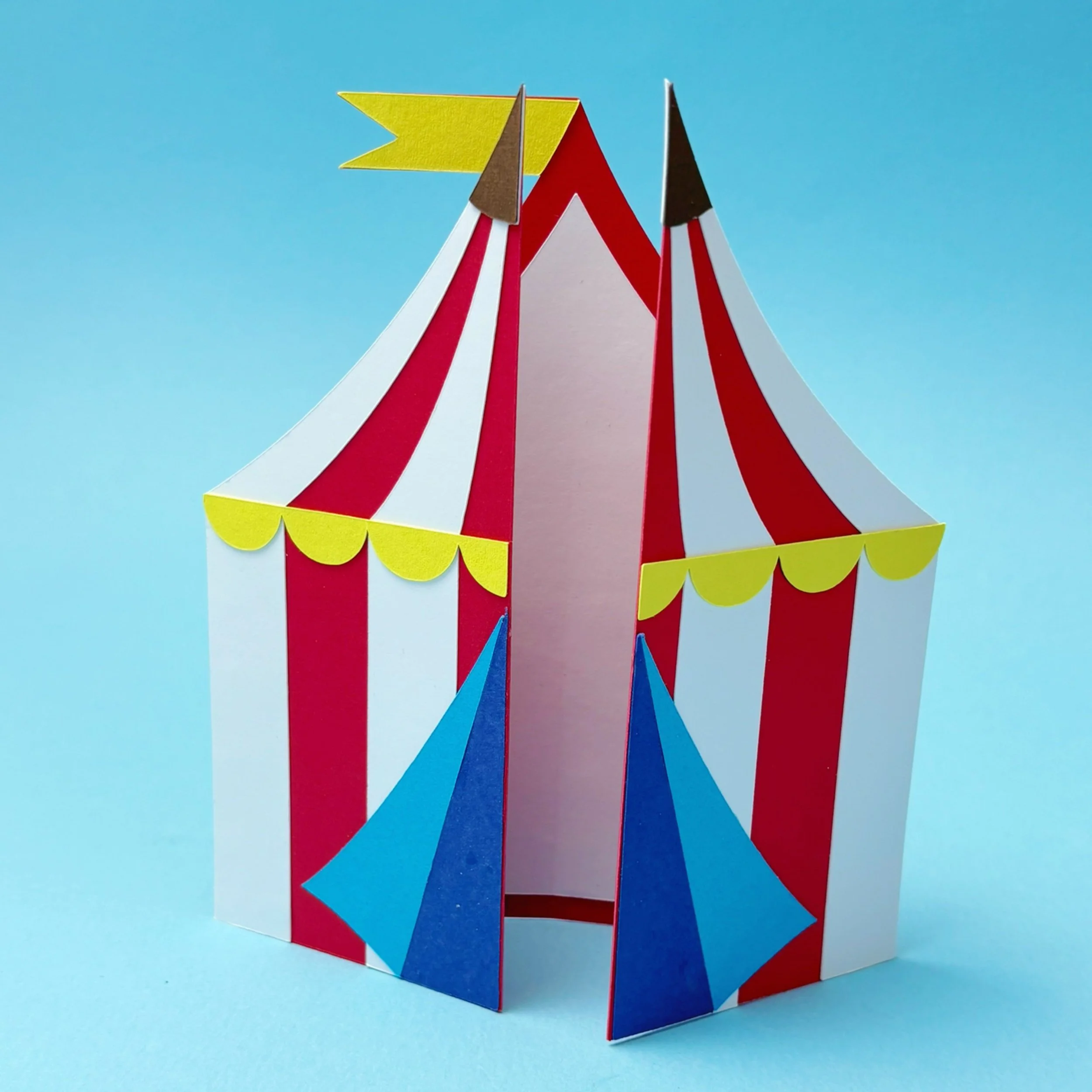 DIY Circus Tent Birthday Card SVG