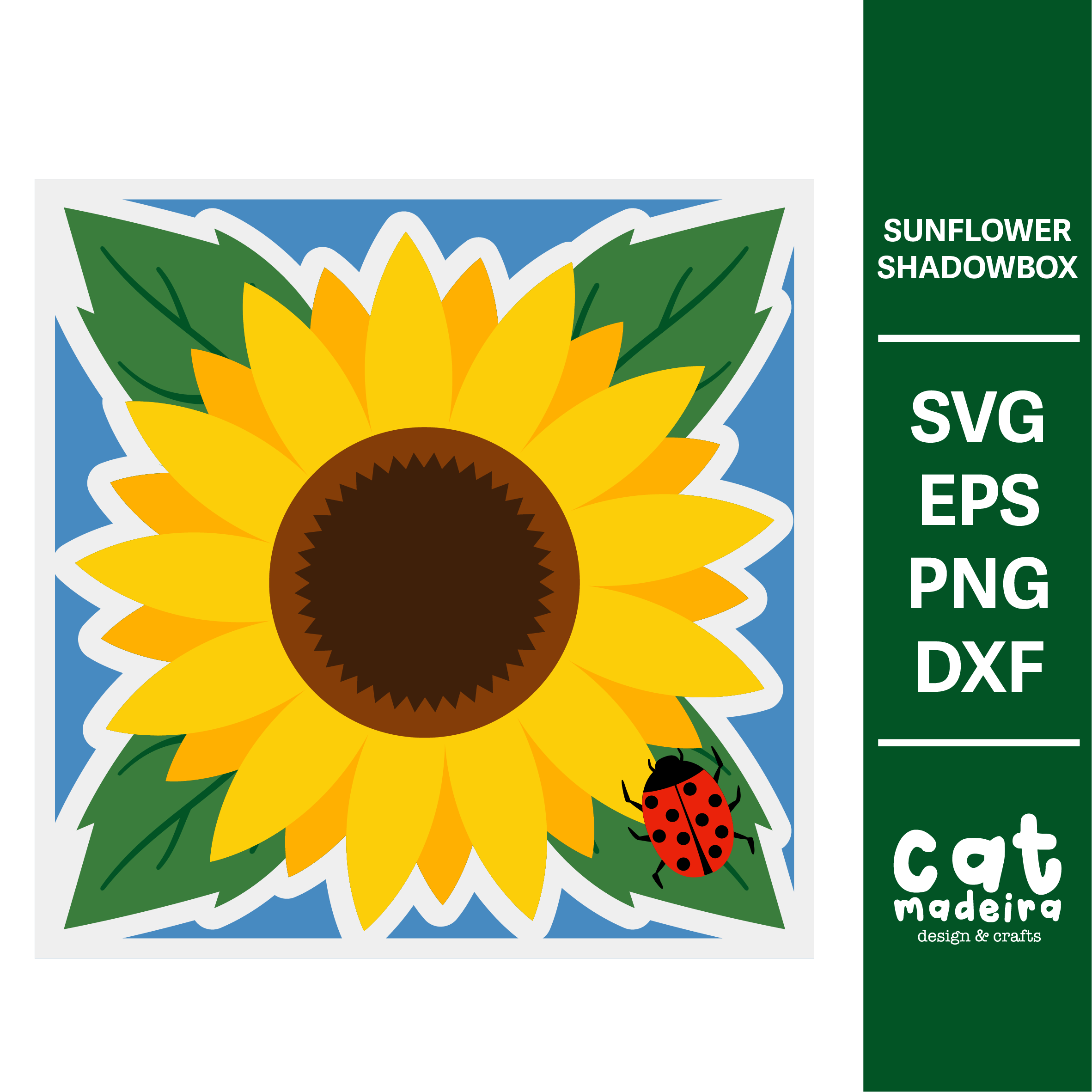Sunflower Shadowbox