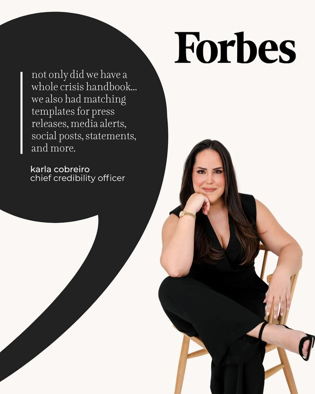 woke up to another taste of what it feels to be our client! 🤤

being quoted in @forbes never gets old &mdash; especially when the topic is one we&rsquo;ve lived, built, and pressure-tested firsthand.

when a corporate crisis hits, your online newsro