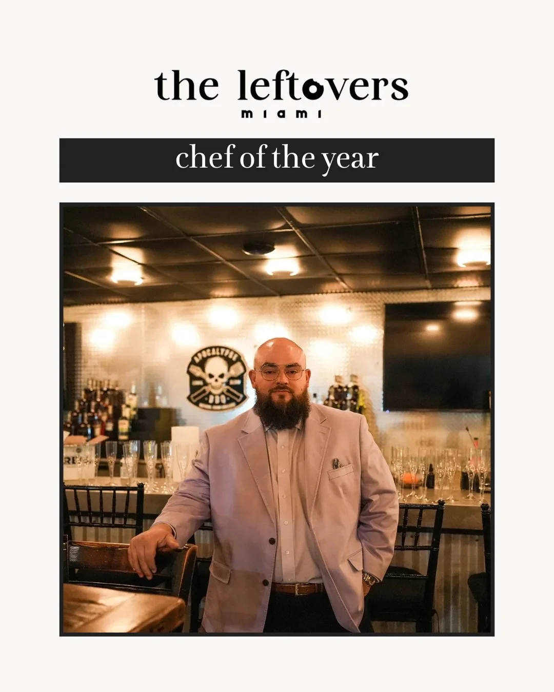 hitting one more high note before wrapping up 2025. 🏆

our client jeff bud was just named chef of the year by @theleftovers.miami awards 2025, alongside some of the most respected names in miami dining. what makes this one especially meaningful is t