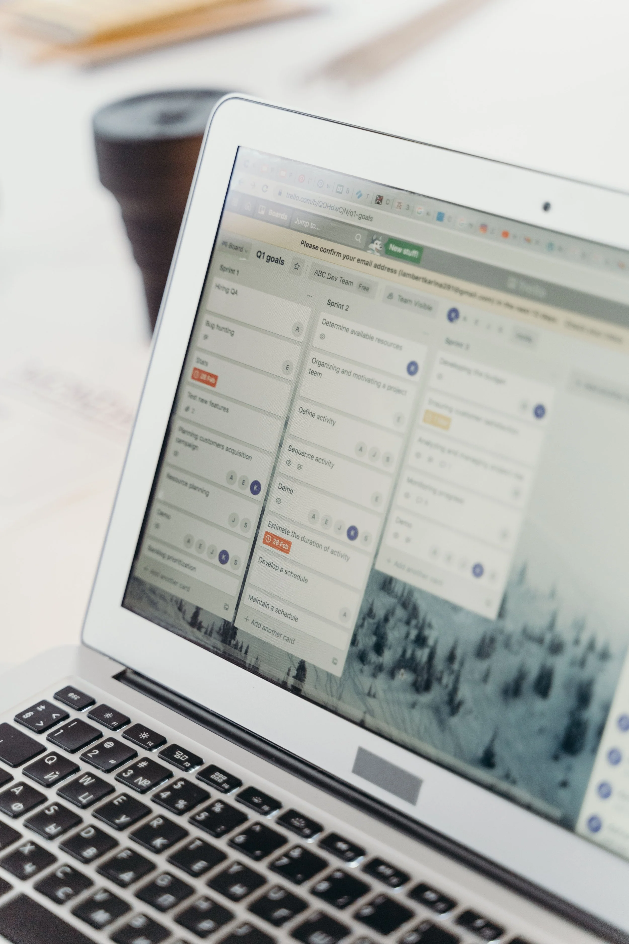 Project management dashboard displaying tasks, ownership, deadlines, and workflow visibility to help remote teams stay accountable.