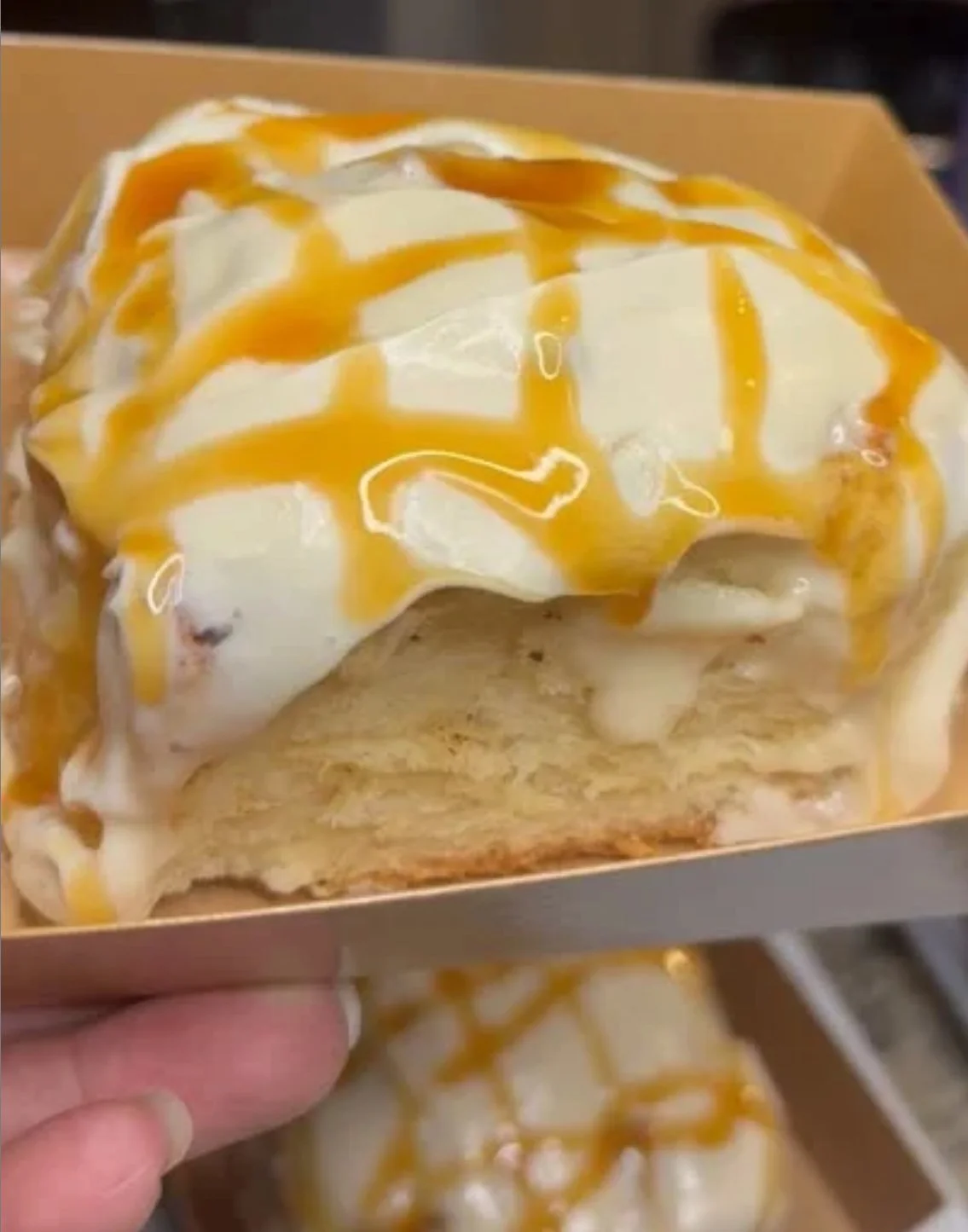 Caramel Apple Cinnamon Roll