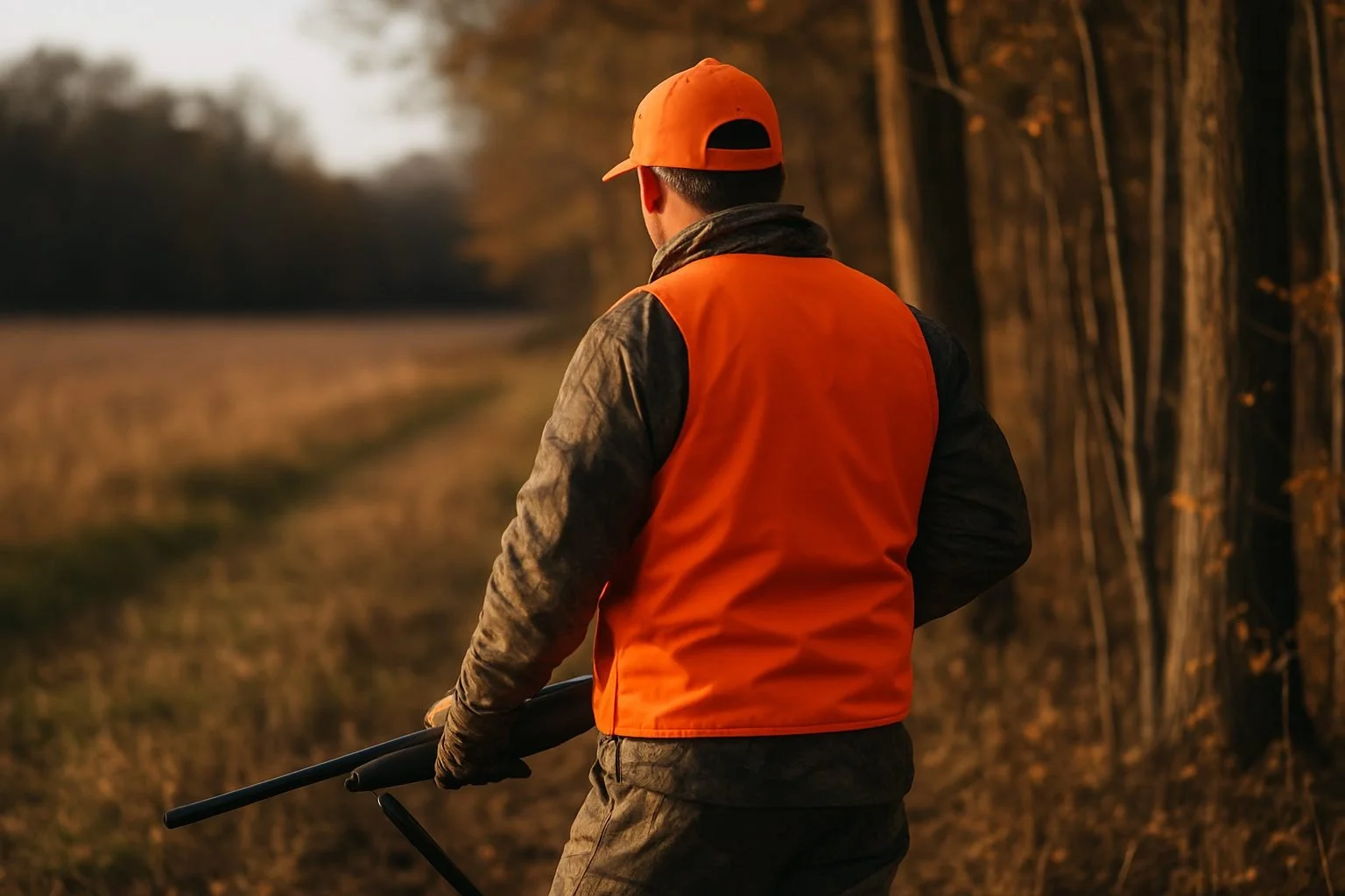 Hunter on public land showing what rut hunting public land looks like, phase by phase