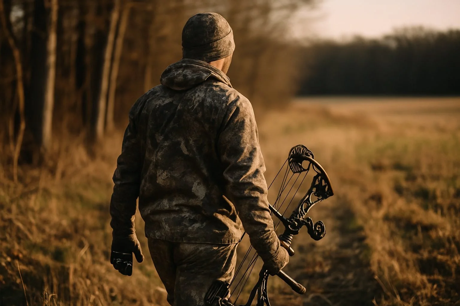 Hunter on public land showing saddle hunting setup guide: step by step from the ground up