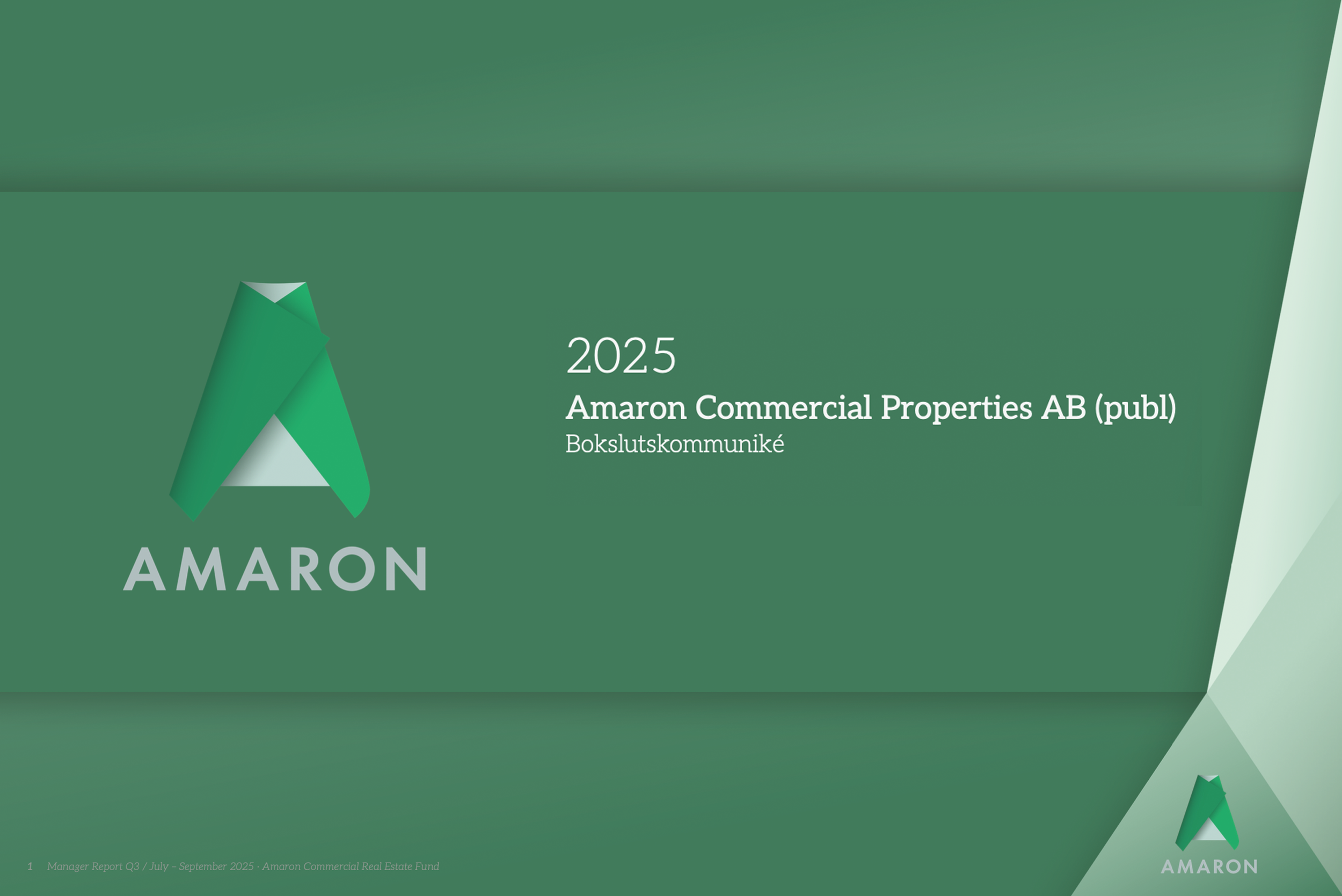 Amaron year-end report 2025