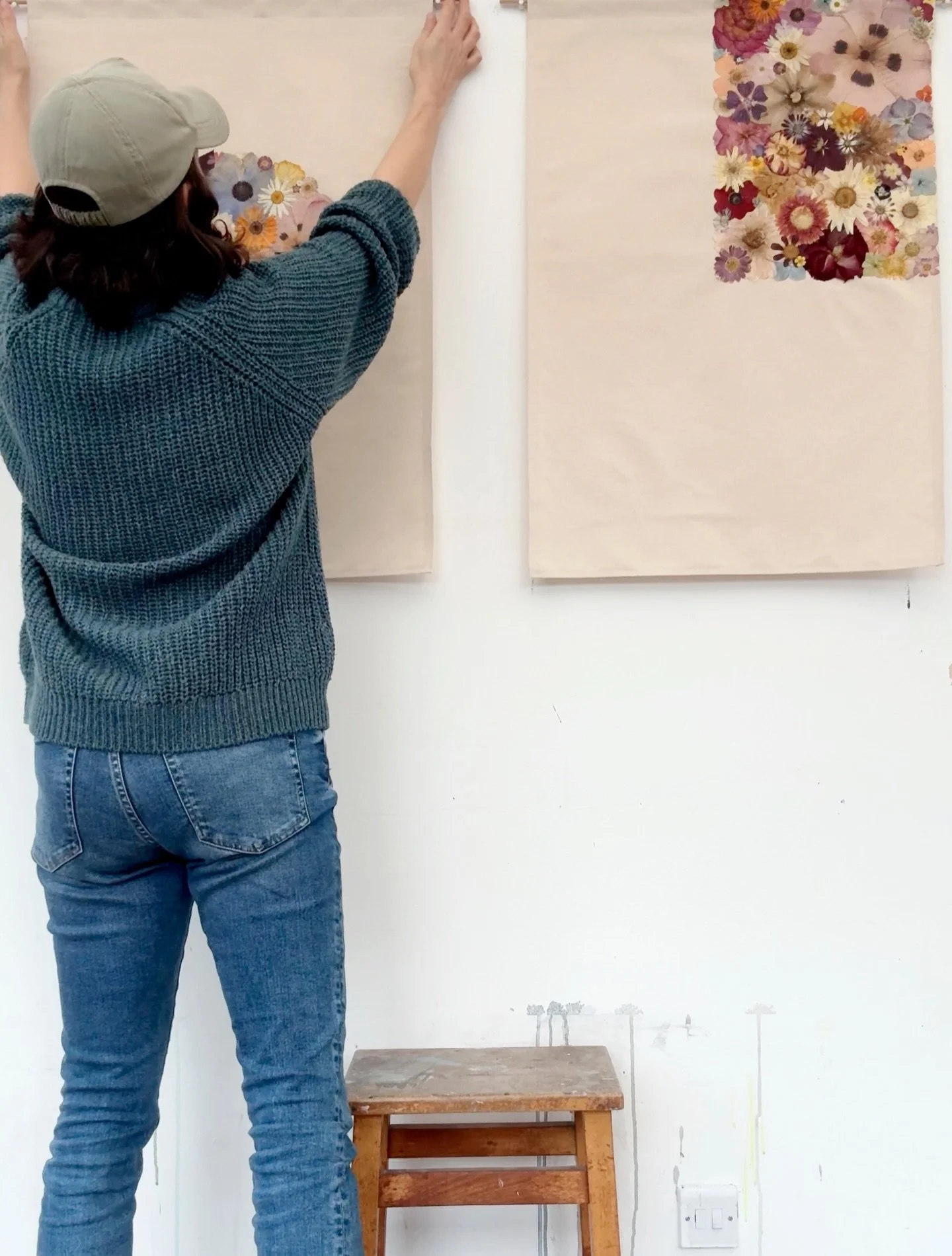 The visual language of flags. Using something natural and fragile to recreate symbols that are usually bold, powerful and authoritative.⁠
⁠
Pressed flowers on canvas⁠
Each flag is 60 x 85cm⁠
⁠
#pressedflowers #floralflags #conceptualart