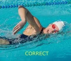 Correct swim technique