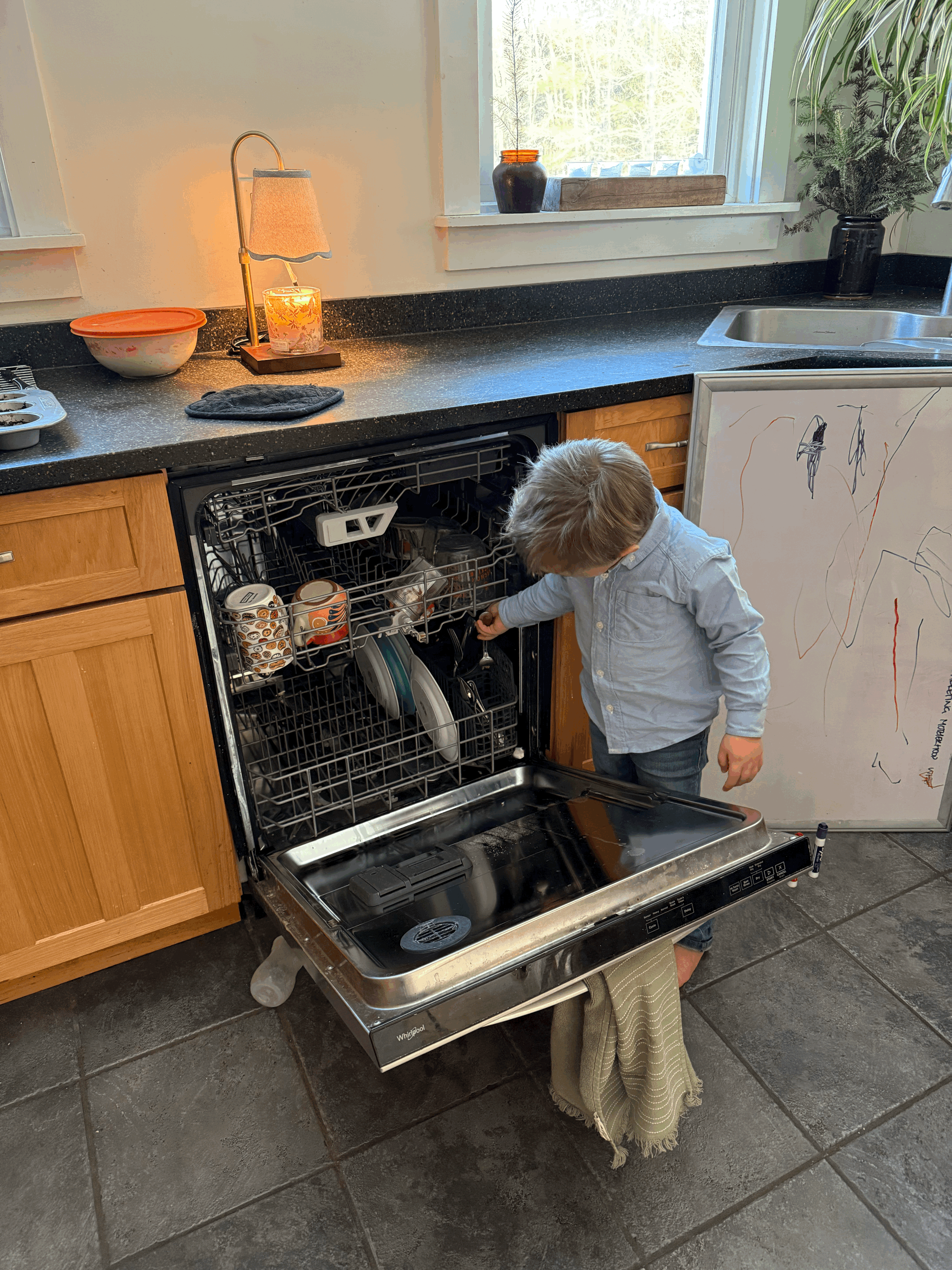 The weight of time in motherhood.