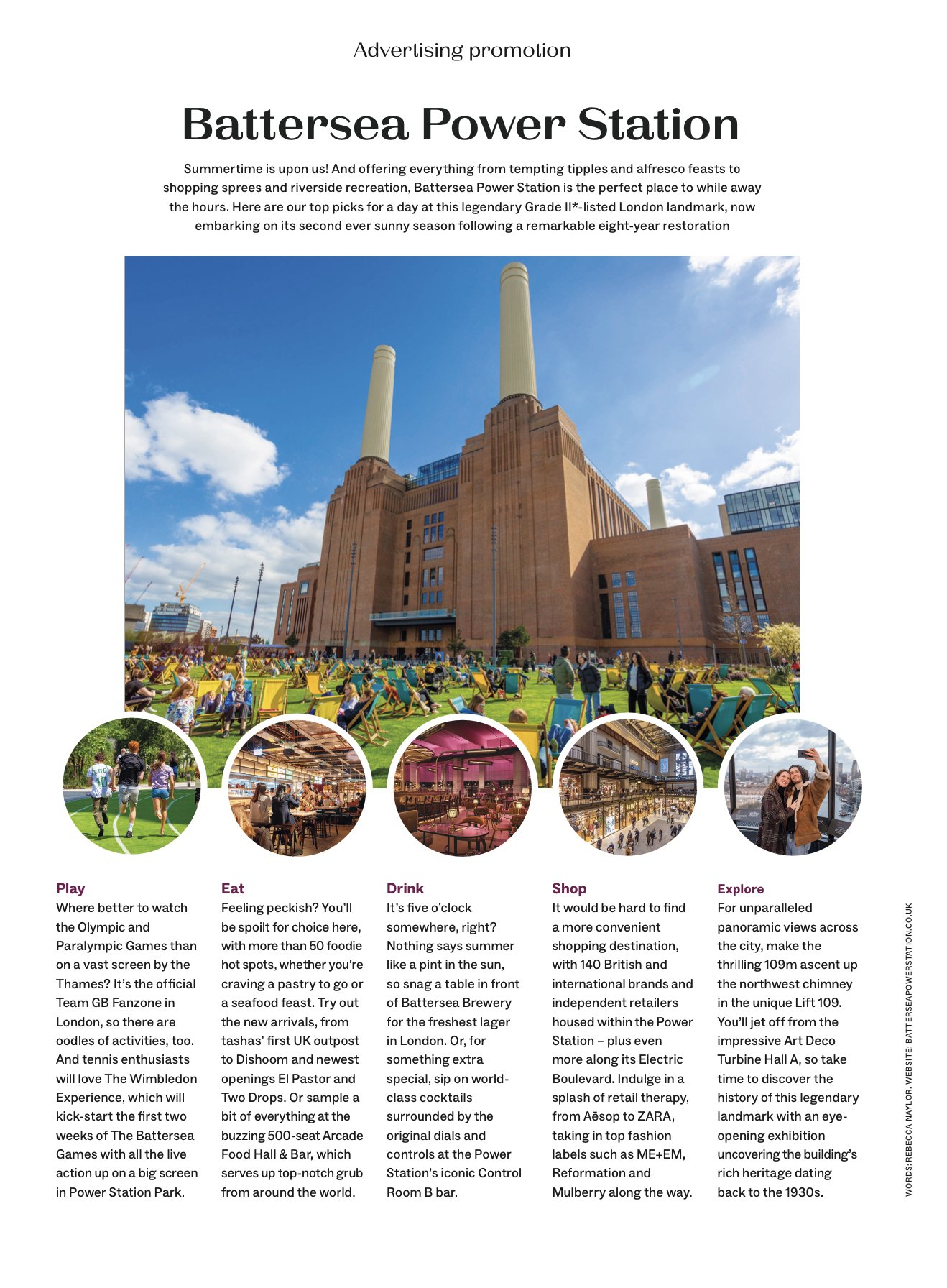 Summer highlights at Battersea Power Station
