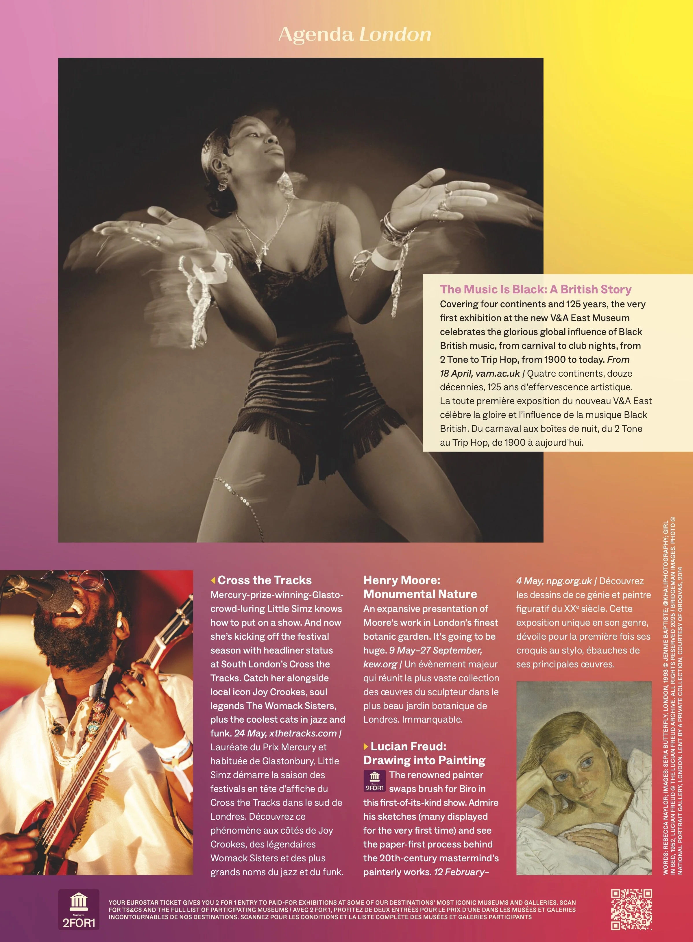 Quarterly guides to the best things to see and do across the Eurostar destinations