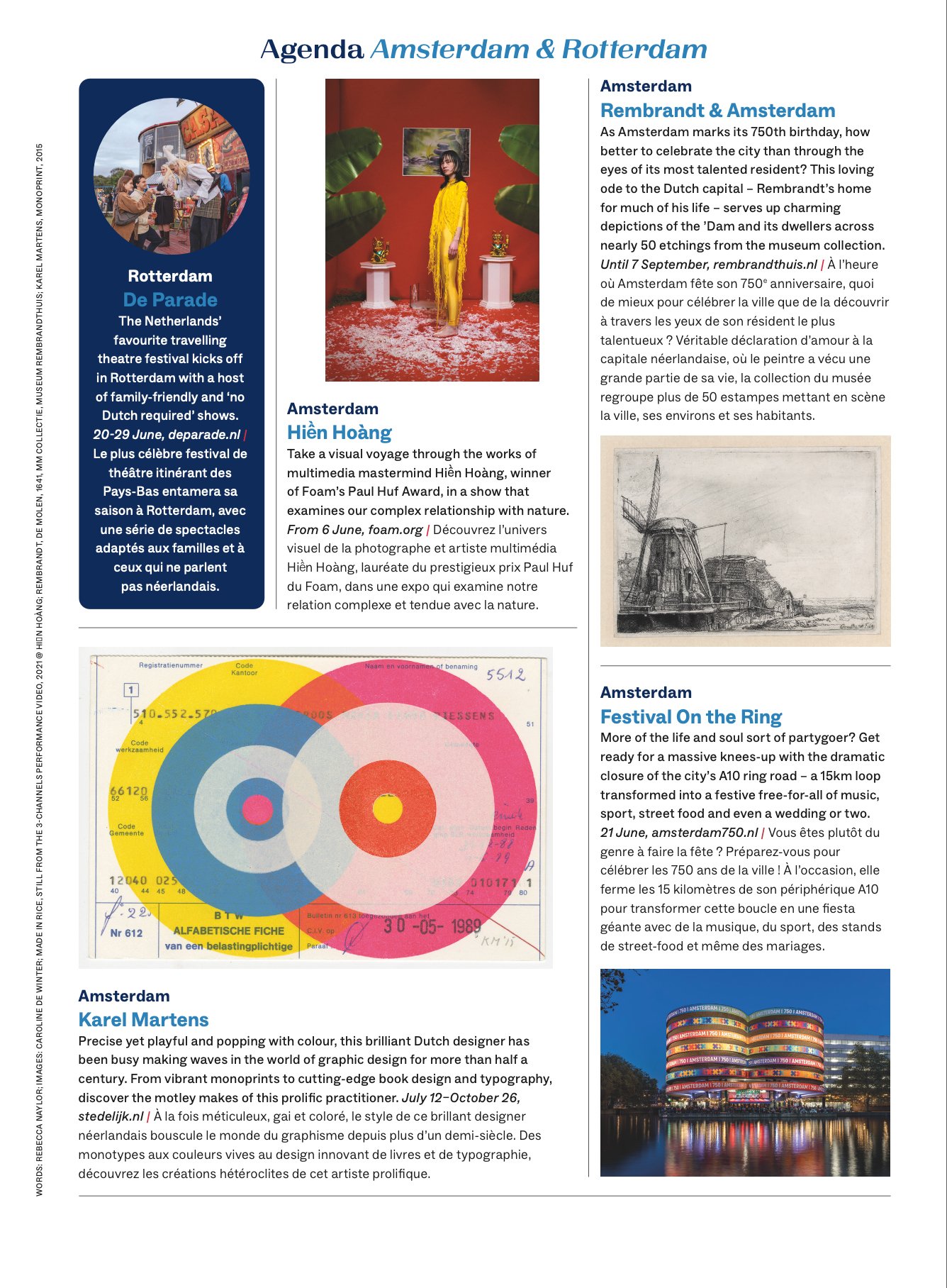 Quarterly guides to the best things to see and do across the Eurostar destinations