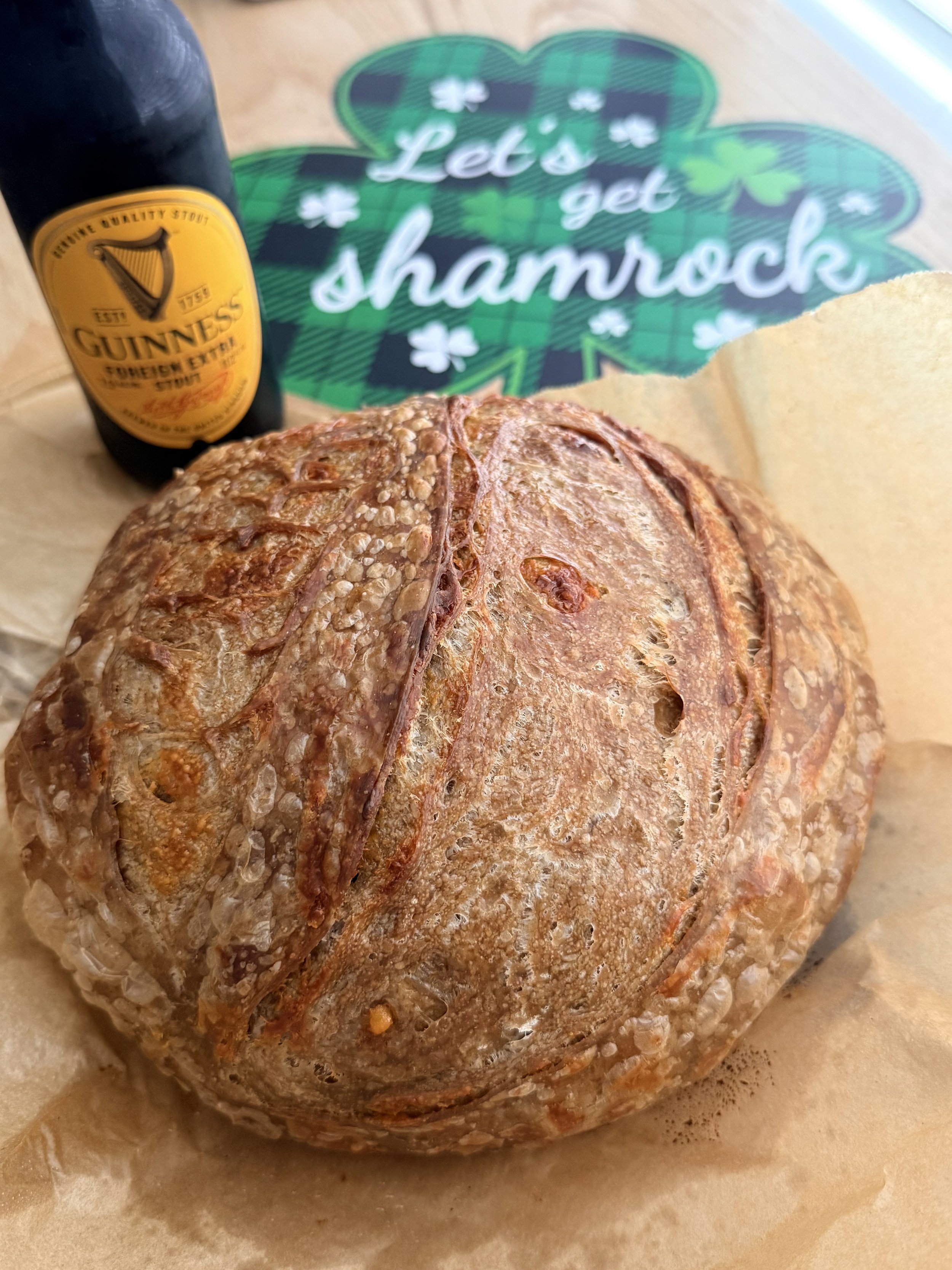 Guinness That’s Good (Guinness & Cheddar) Sourdough