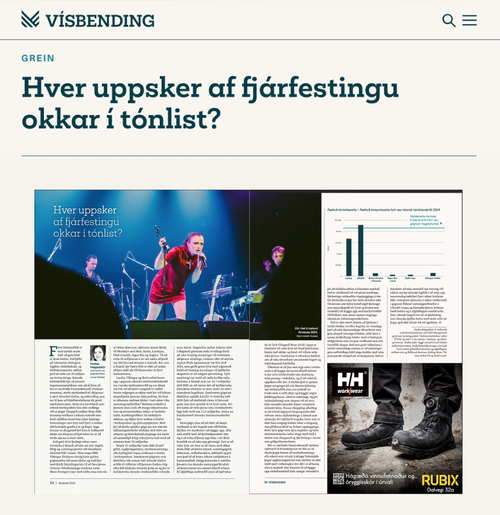Vísbending –&nbsp;Hver uppsker af fjárfestingu okkar í tónlist?