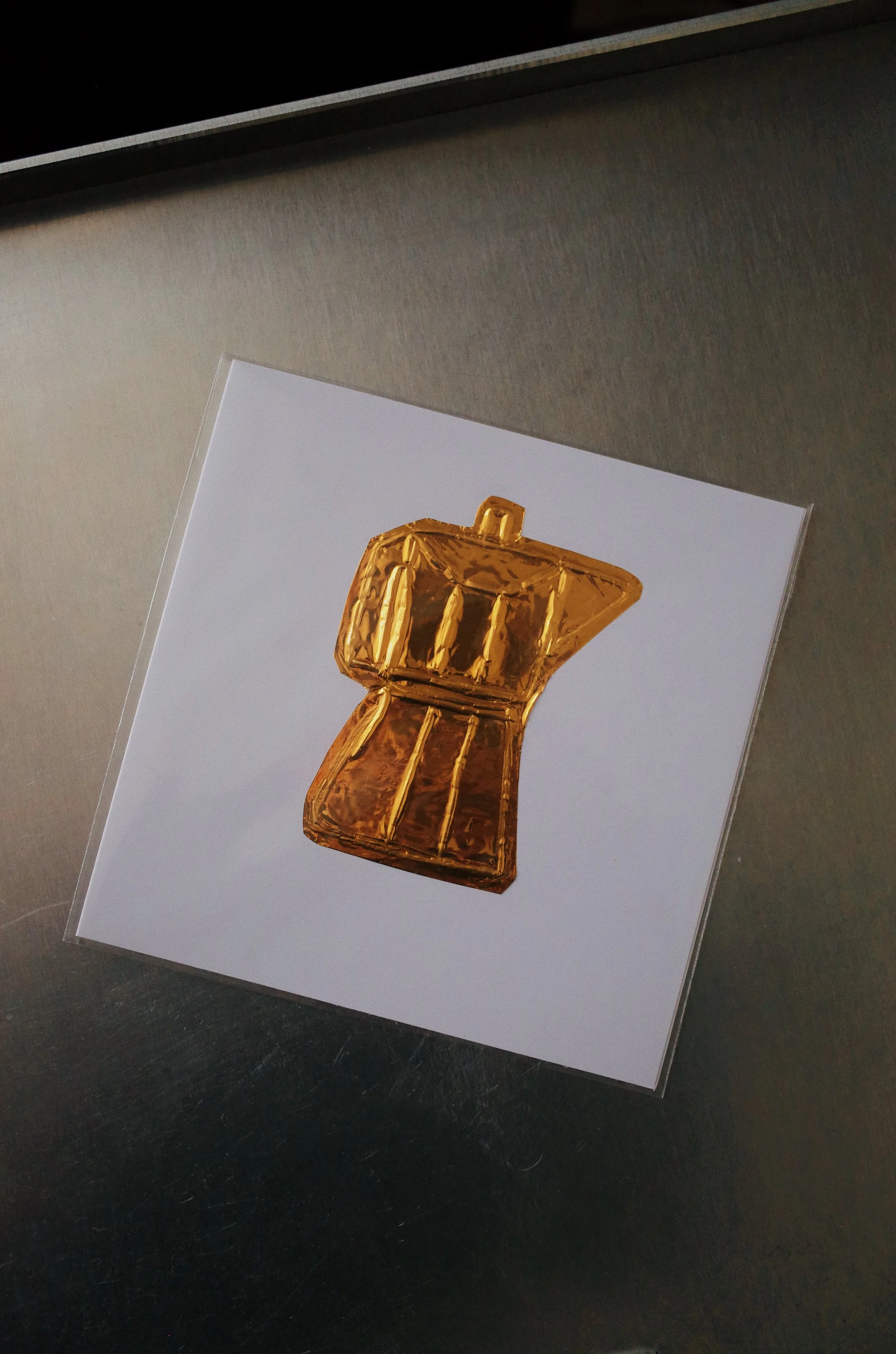 Handmade Foil Greeting Card (Percolator)