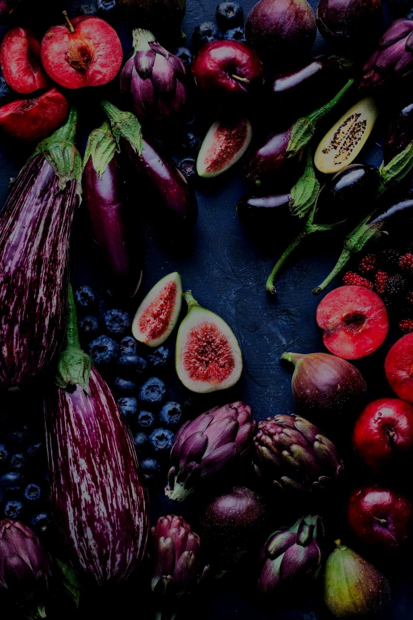 Colorful fruits and vegetables representing ancient nutrition for holistic wellness.