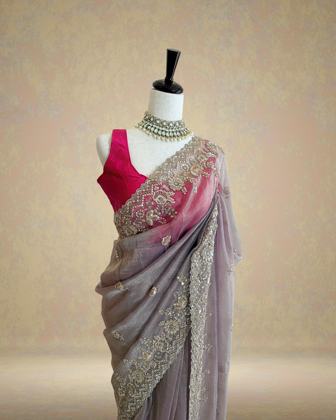 Designer Handwork Saree
